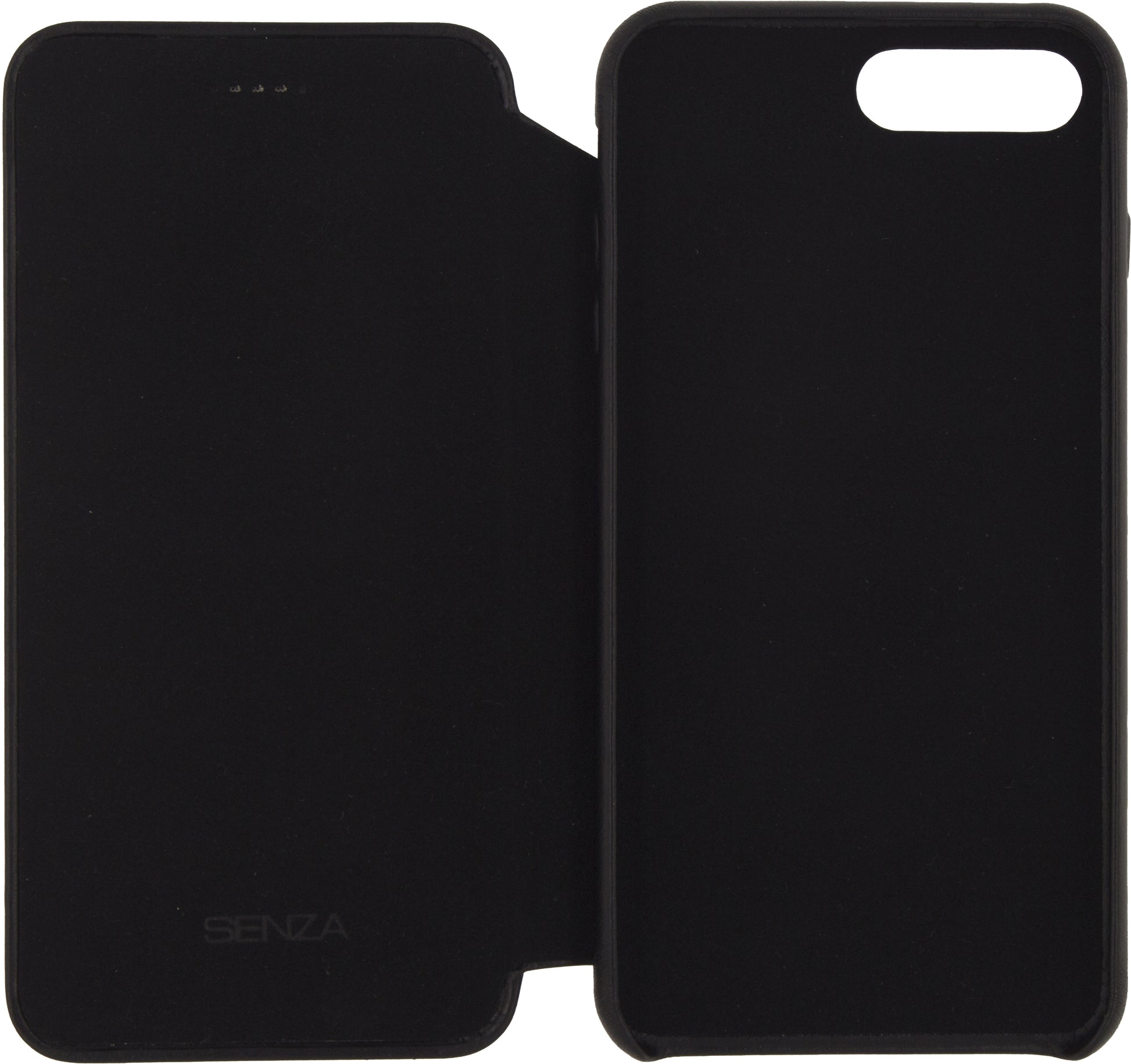 Senza Pure Skinny Leather Wallet Apple Iphone 7 Plus/8 Plus Deep Black