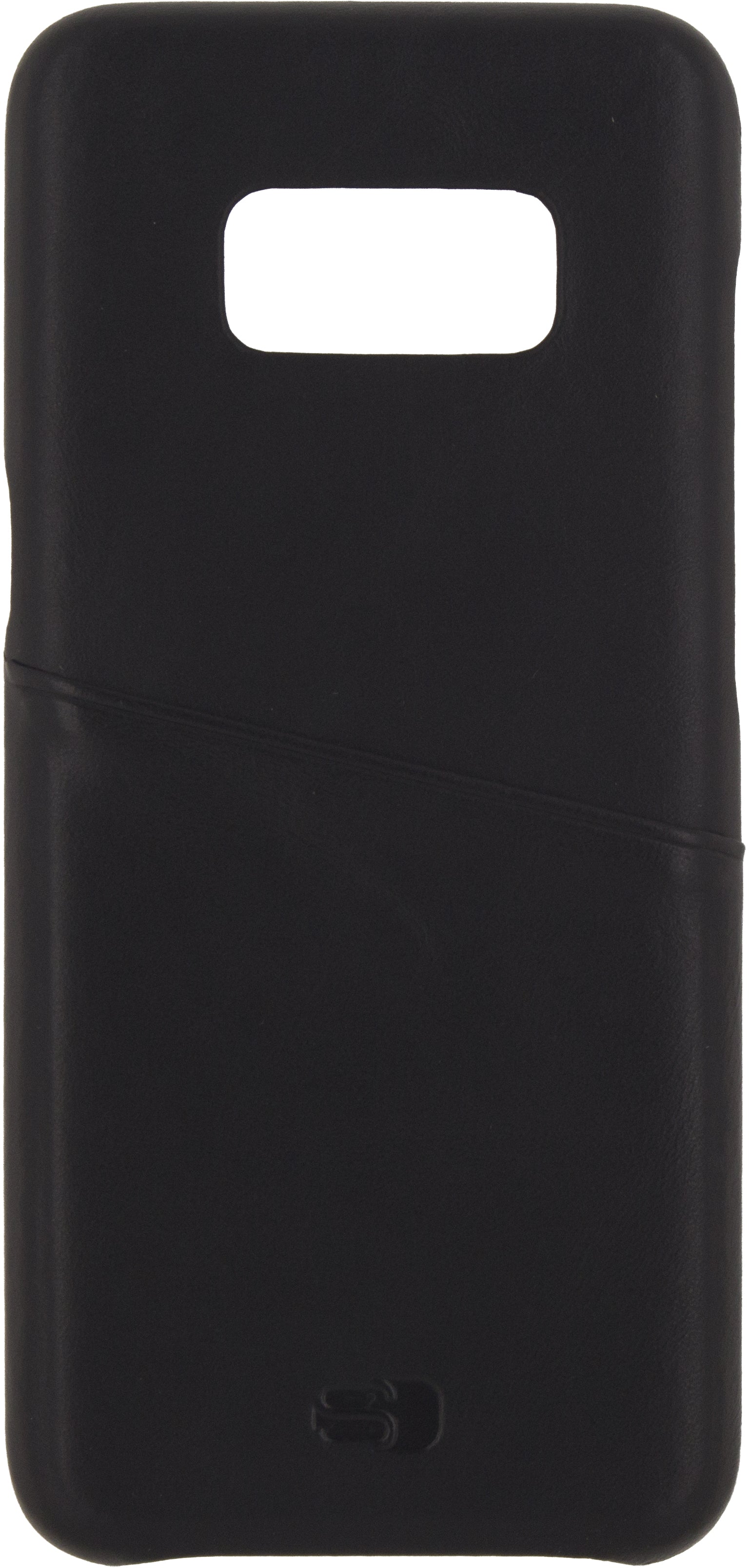 Senza Pure Leather Cover With Card Slot Samsung Galaxy S8 Deep Black