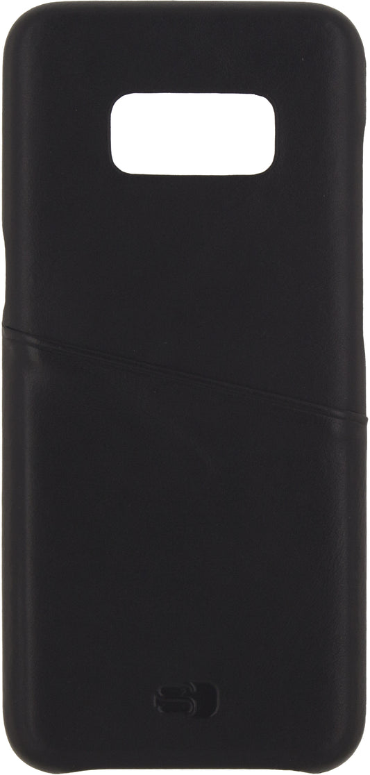 Senza Pure Leather Cover With Card Slot Samsung Galaxy S8 Deep Black