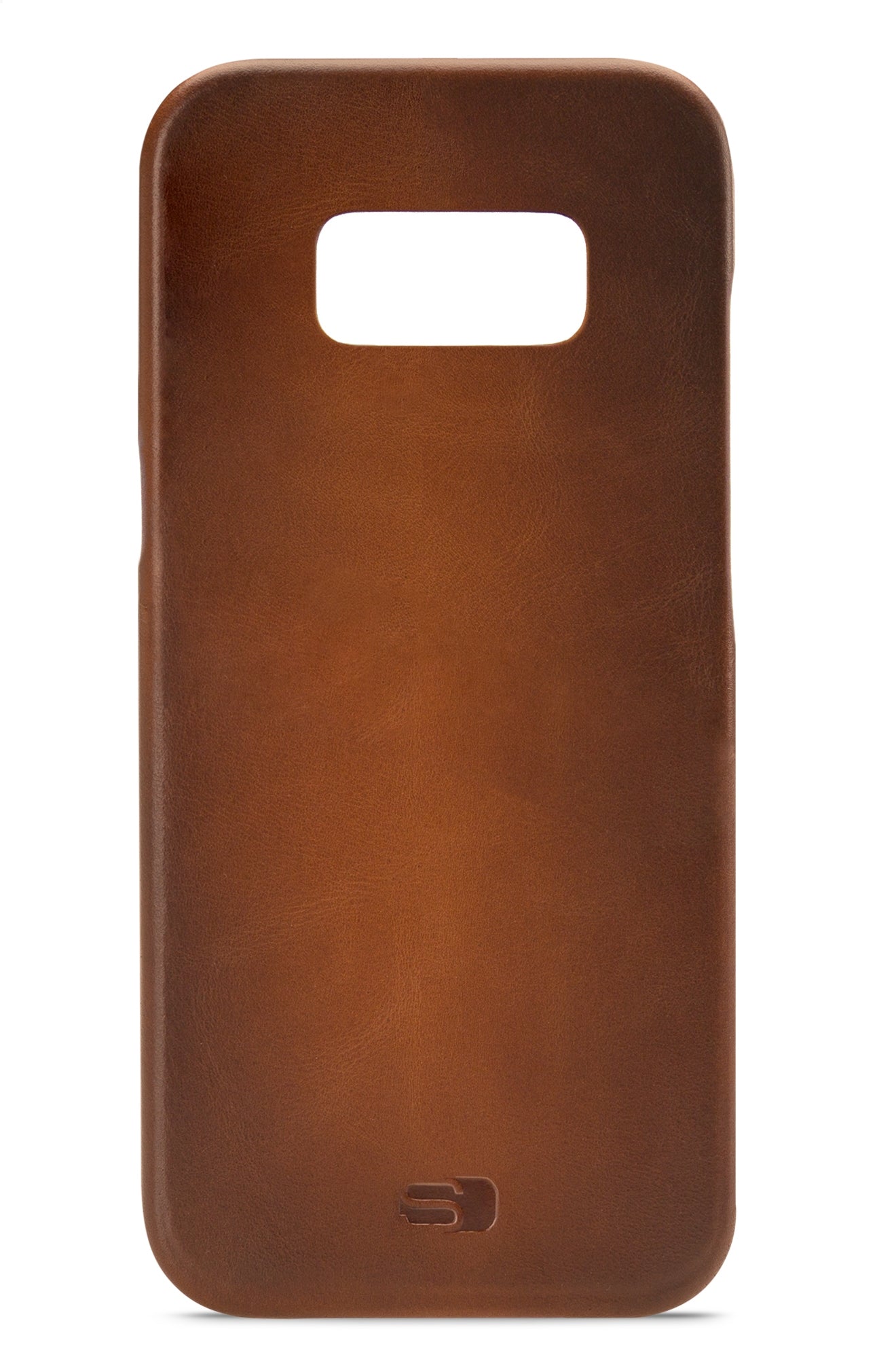 Senza Desire Leather Cover Samsung Galaxy S8+ Burned Cognac