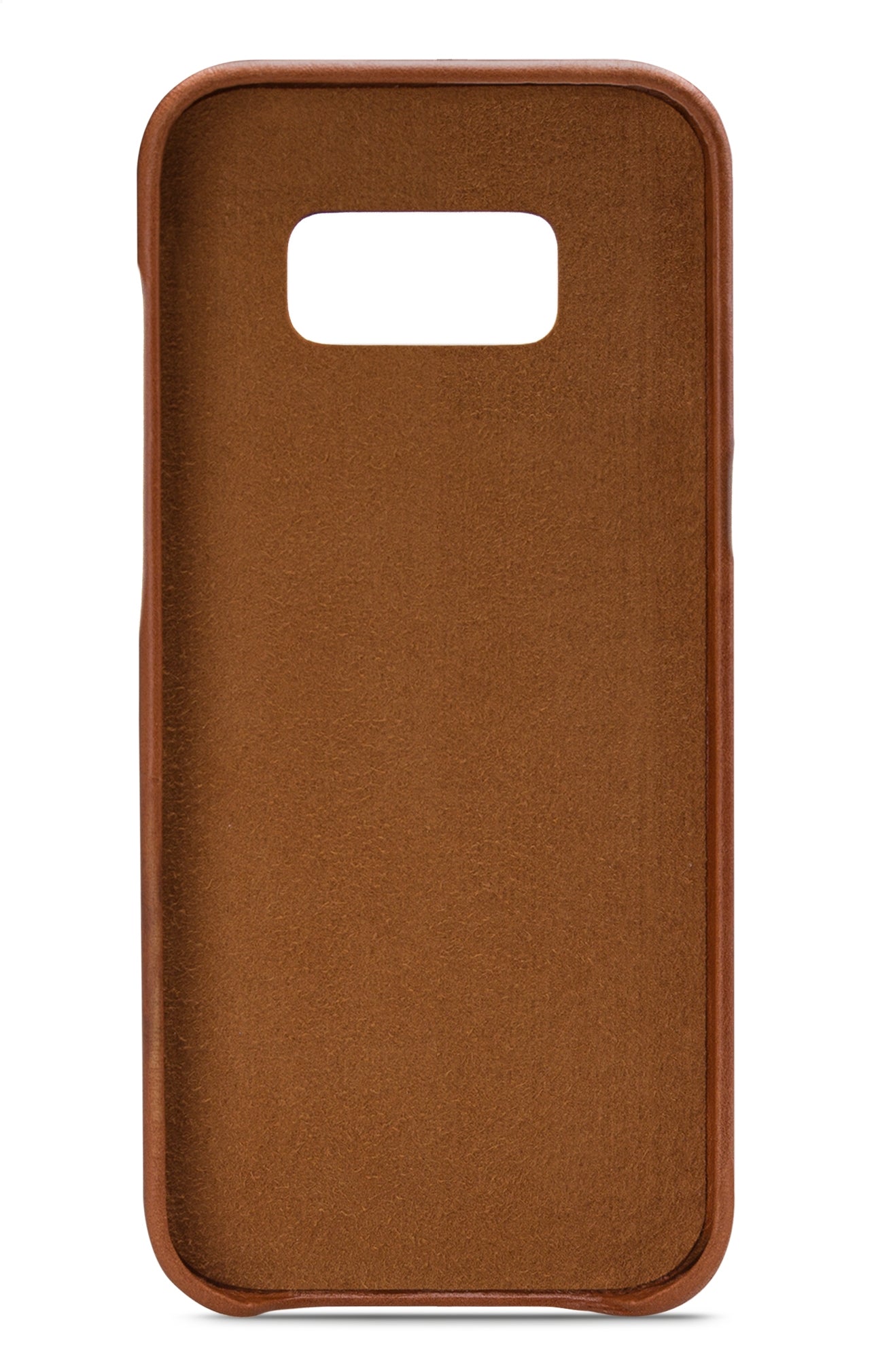 Senza Desire Leather Cover Samsung Galaxy S8+ Burned Cognac