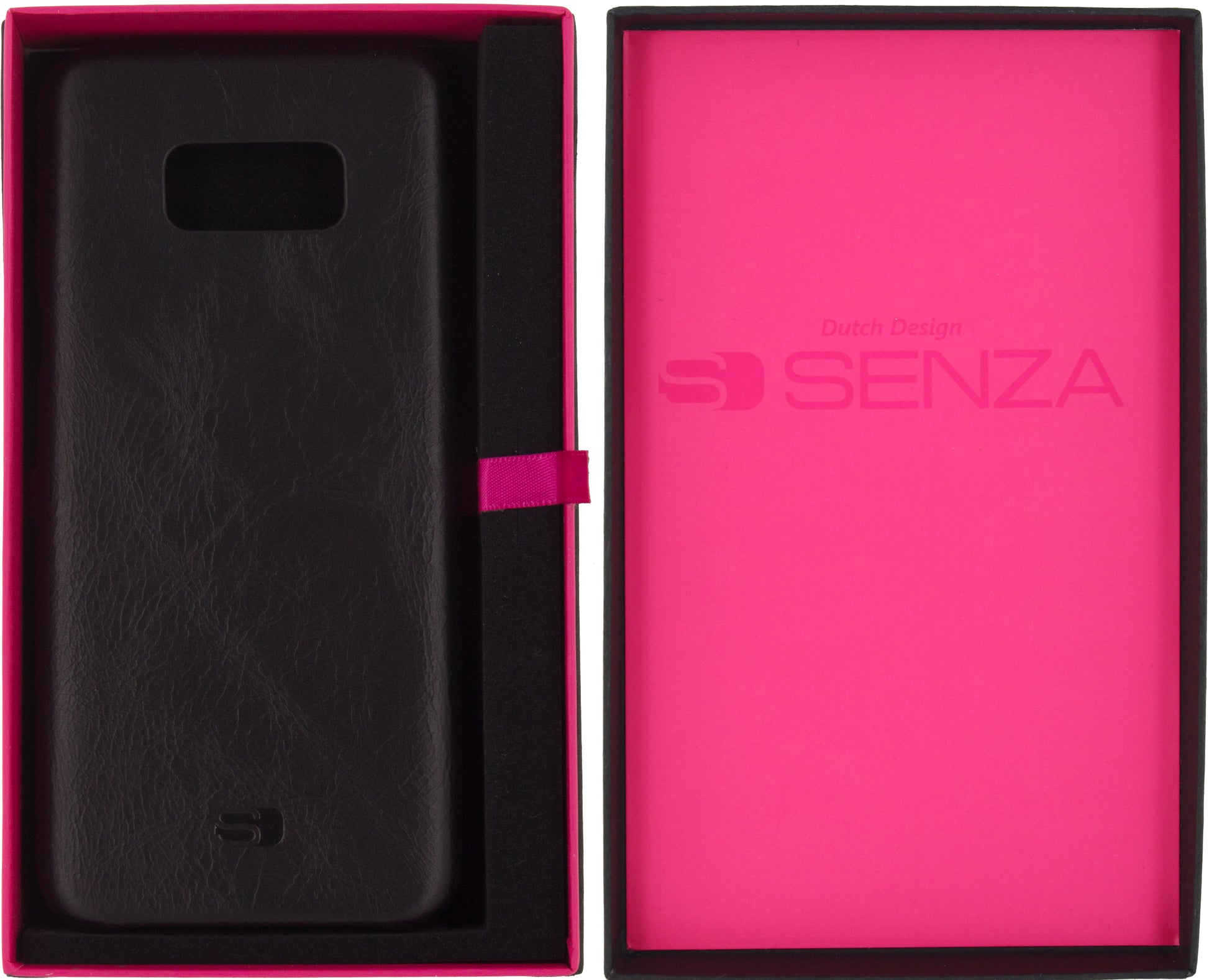 Senza Pure Leather Cover Samsung Galaxy S8+ Deep Black