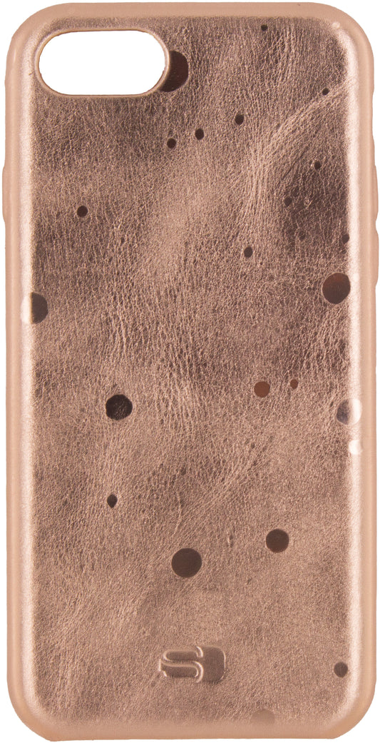 Senza Glam Leather Cover Apple Iphone 7/8/Se (2020/2022) Metallic Rosé