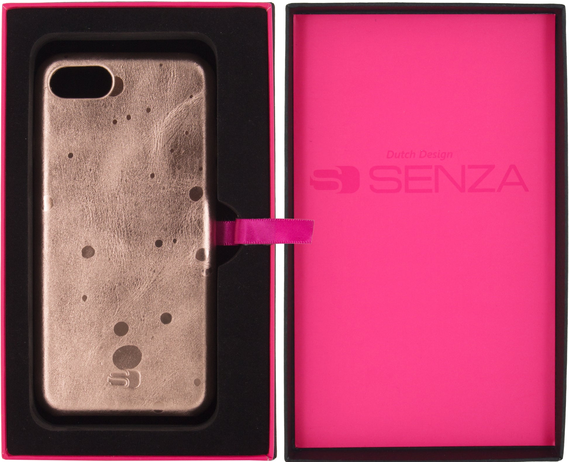 Senza Glam Leather Cover Apple Iphone 7/8/Se (2020/2022) Metallic Rosé