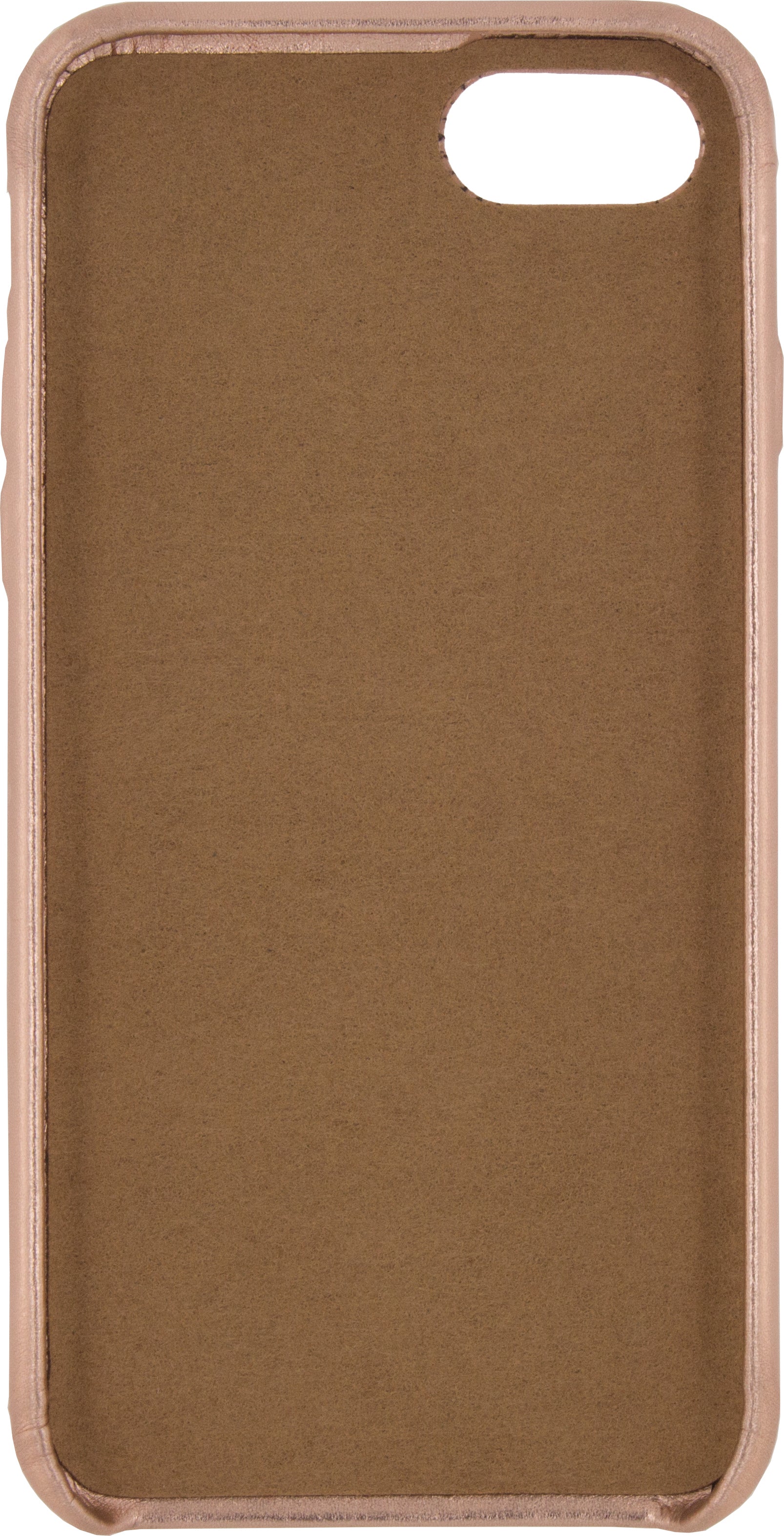 Senza Glam Leather Cover With Card Slot Apple Iphone 7/8/Se (2020/2022) Metallic Rosé