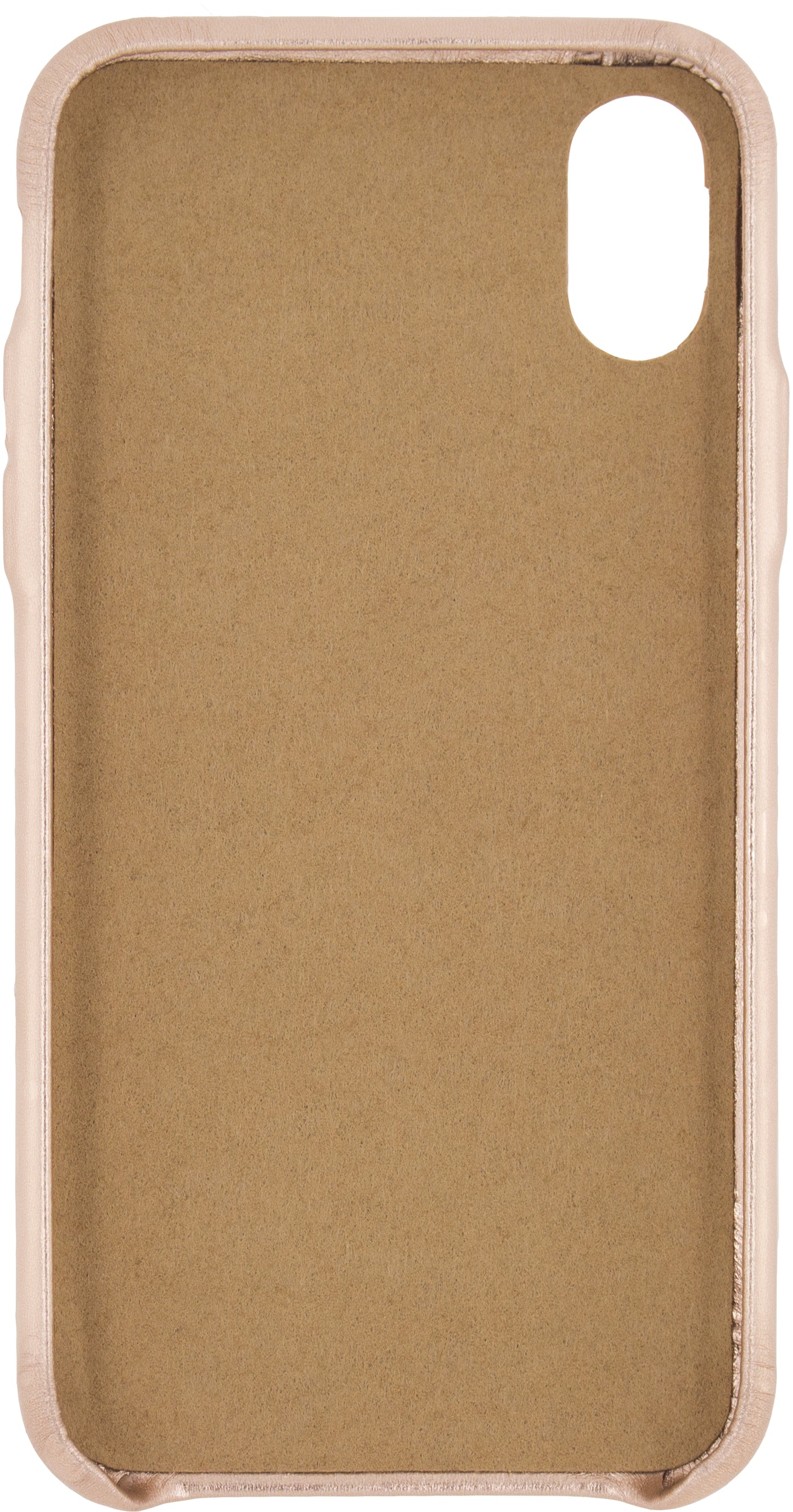 Senza Glam Leather Cover Apple Iphone X/Xs Metallic Rosé