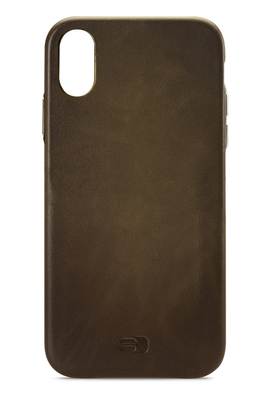 Senza Desire Leather Cover Apple Iphone X/Xs Burned Olive