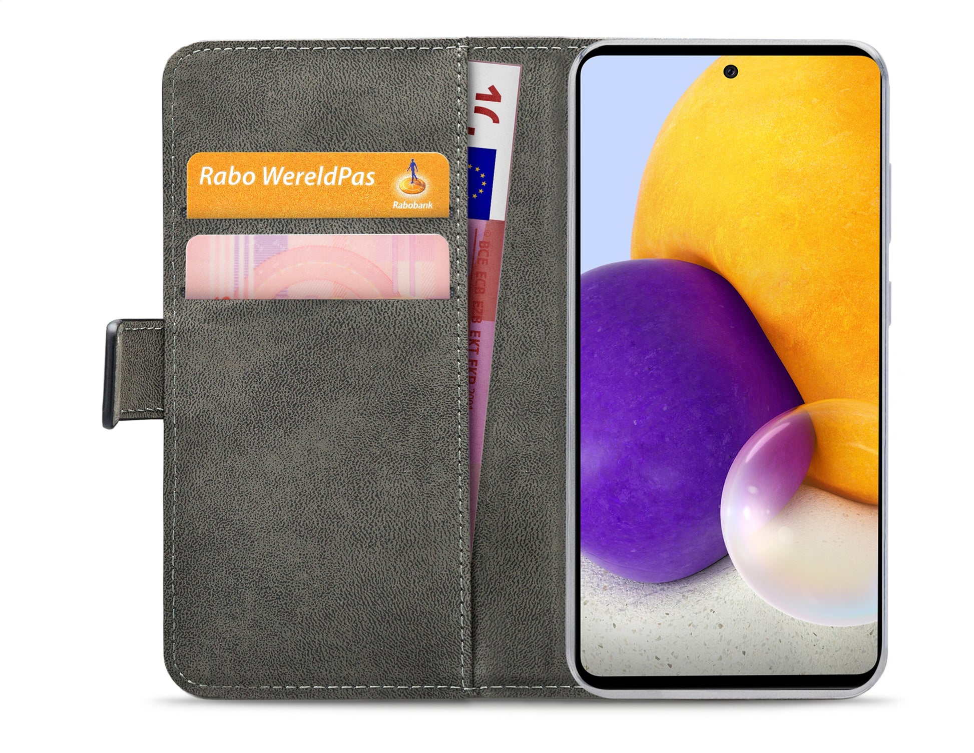 Mobilize Classic Gelly Wallet Book Case Samsung Galaxy A72 4G Black