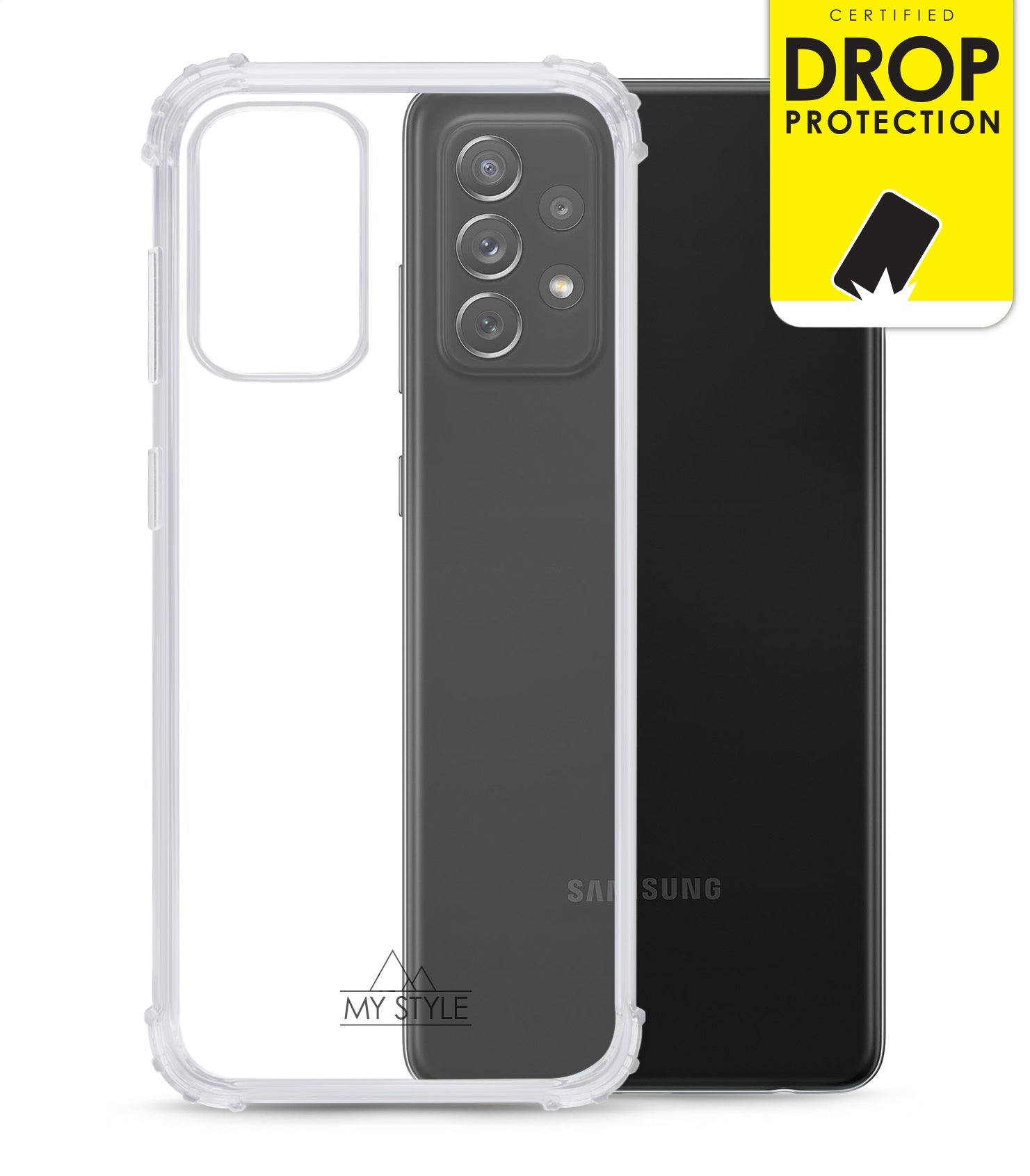 My Style Protective Flex Case For Samsung Galaxy A72 4G Clear