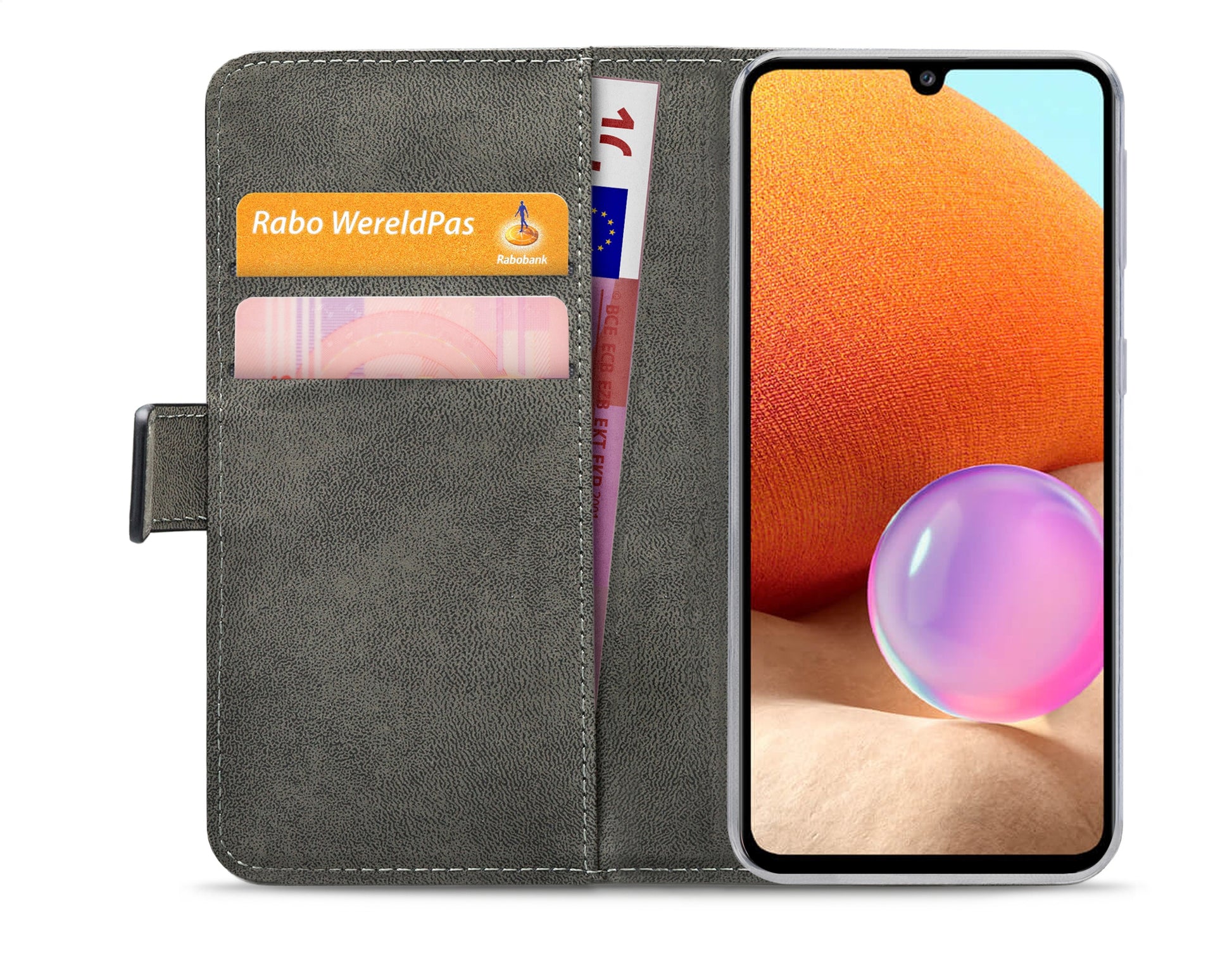 Mobilize Classic Gelly Wallet Book Case Samsung Galaxy A32 4G Black