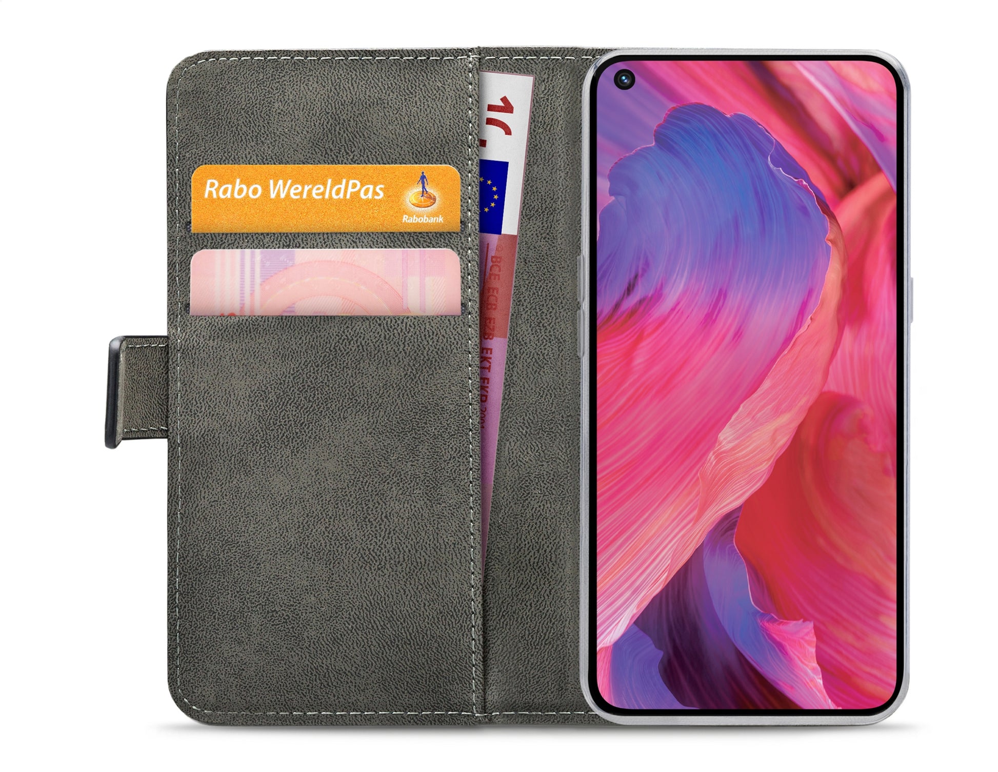 Mobilize Classic Gelly Wallet Book Case Oppo A54 5G/A74 5G Black