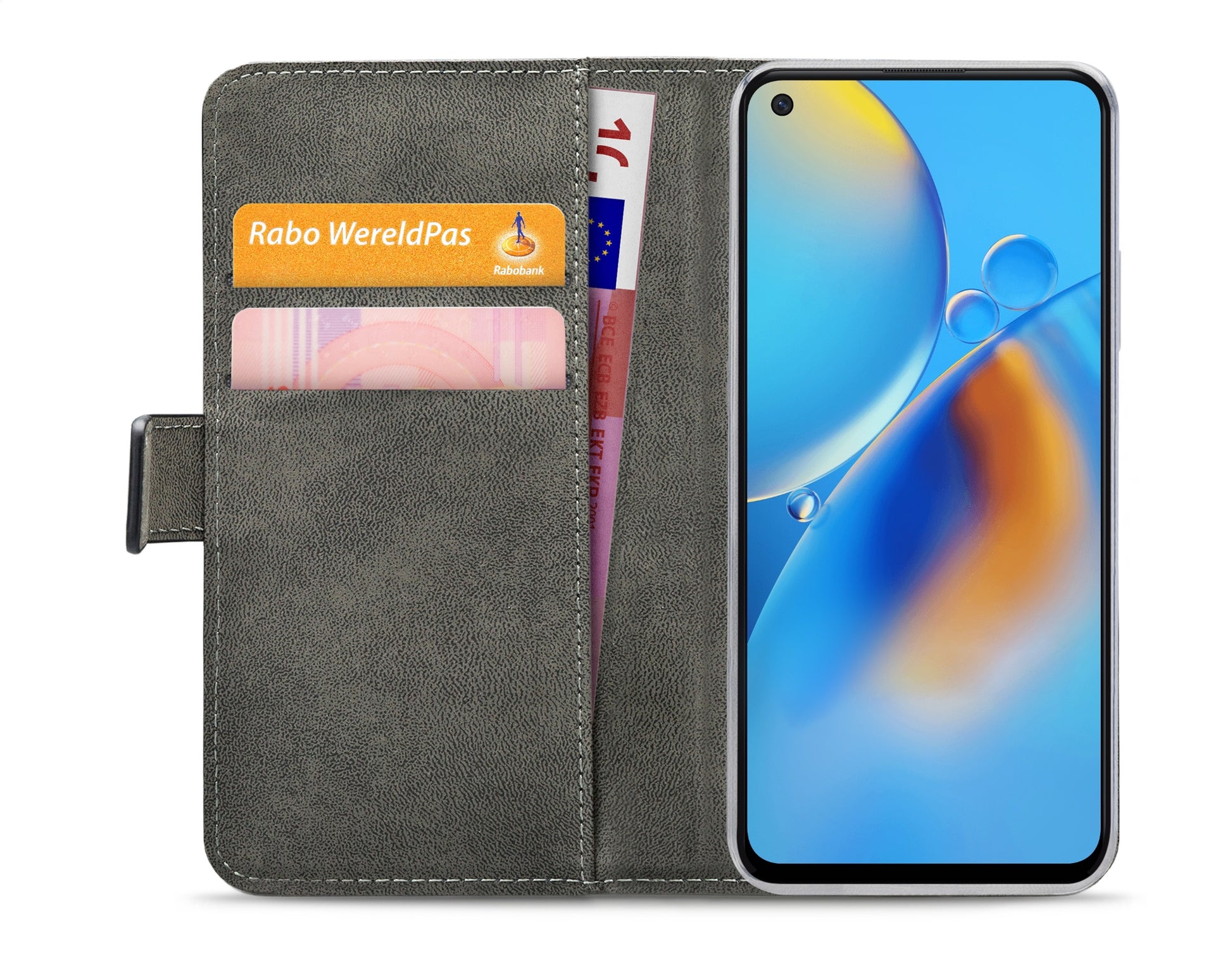 Mobilize Classic Gelly Wallet Book Case Oppo A74 4G Black