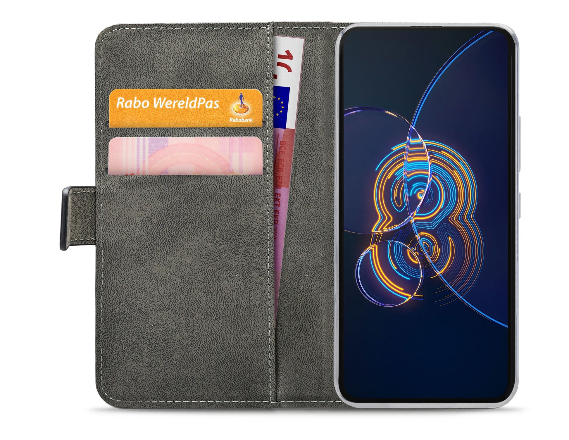Mobilize Classic Gelly Wallet Book Case Asus Zenfone 8 Flip Black