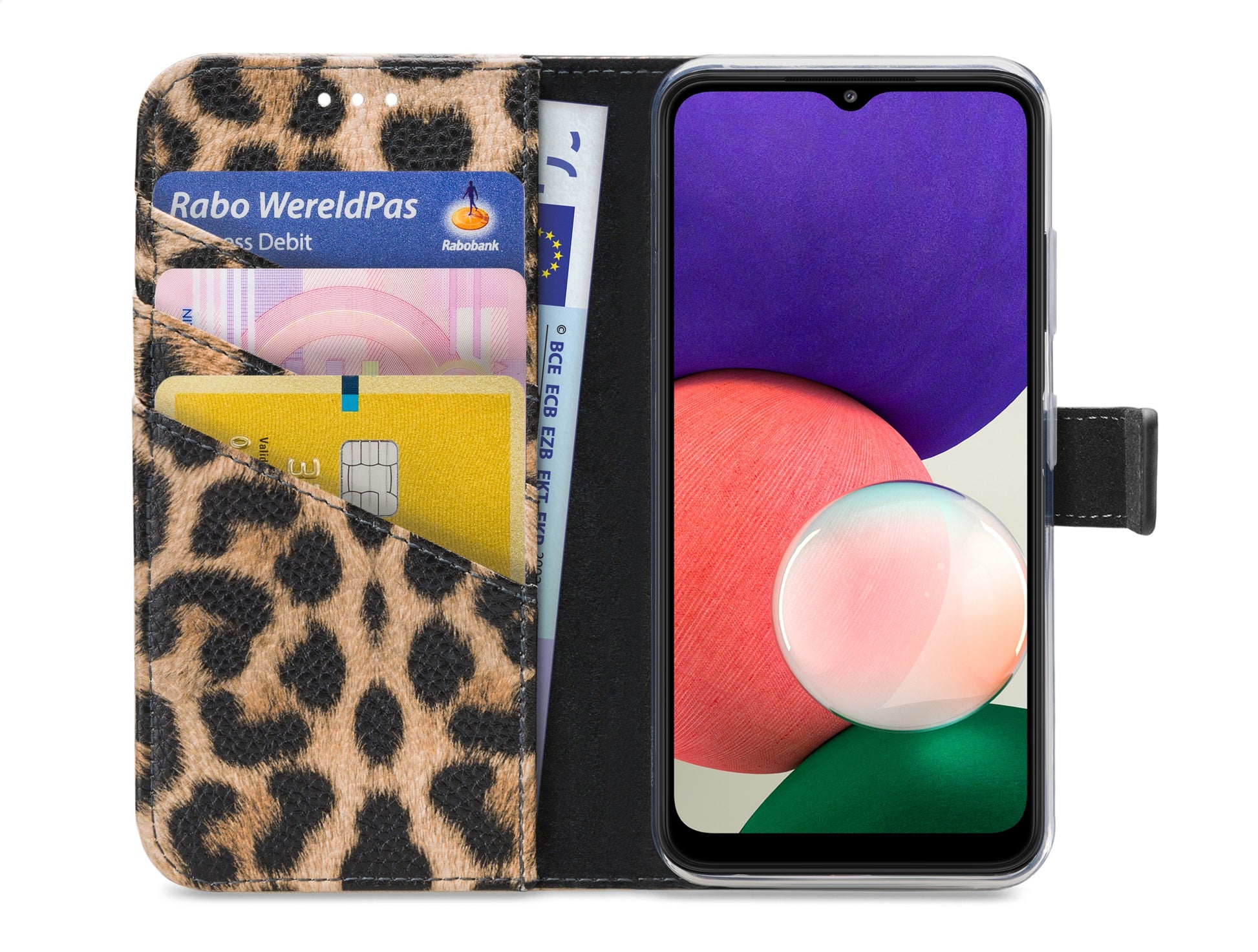 My Style Flex Wallet For Samsung Galaxy A22 5G Leopard