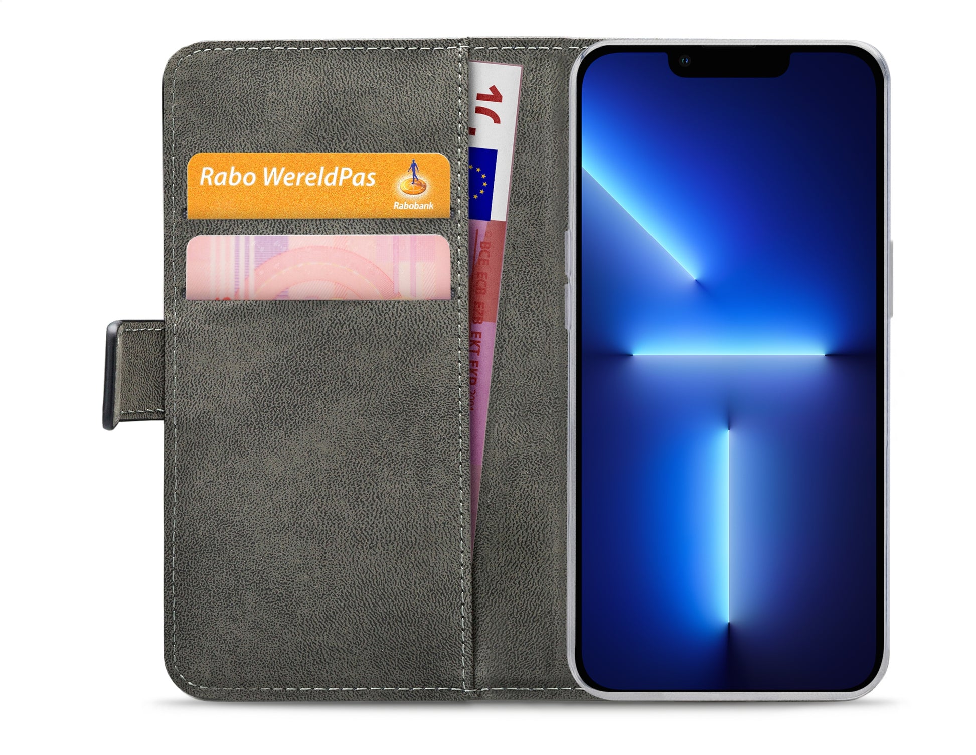 Mobilize Classic Gelly Wallet Book Case Apple Iphone 13 Pro Black