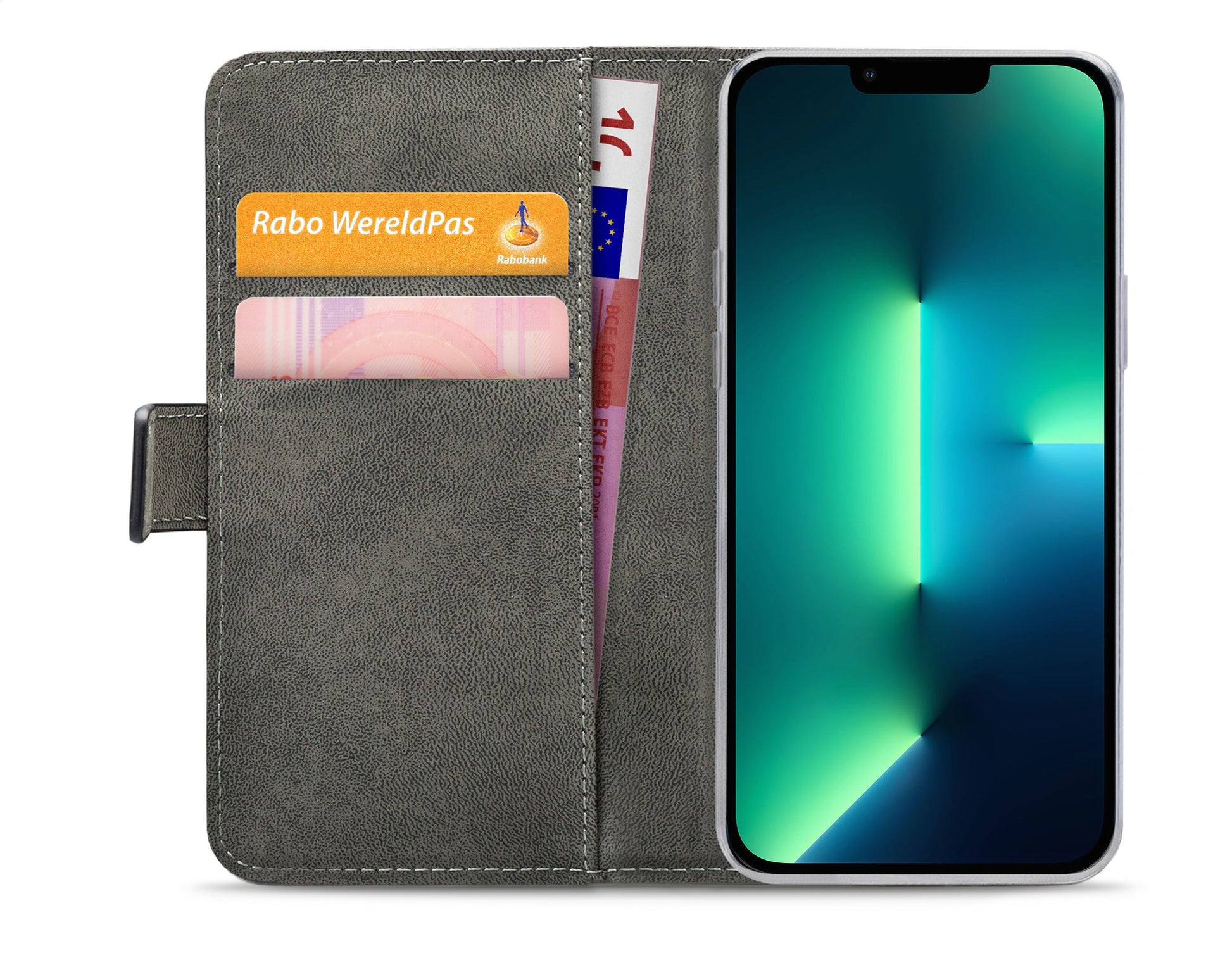 Mobilize Classic Gelly Wallet Book Case Apple Iphone 13 Pro Max Black