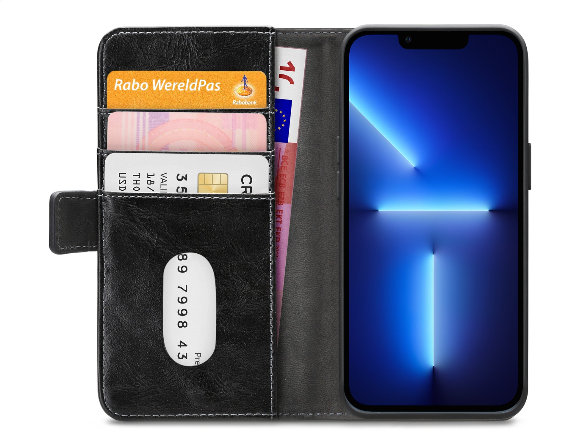 Mobilize Elite Gelly Wallet Book Case Apple Iphone 13 Pro Black