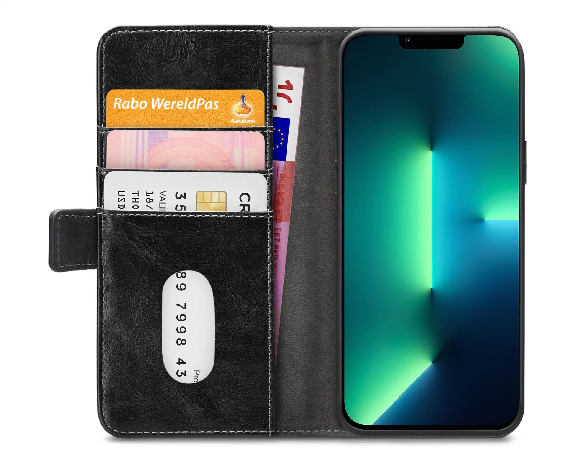 Mobilize Elite Gelly Wallet Book Case Apple Iphone 13 Pro Max Black