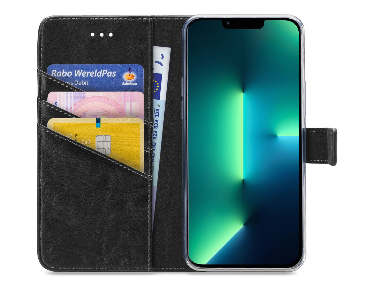 My Style Flex Wallet For Apple Iphone 13 Pro Max Black