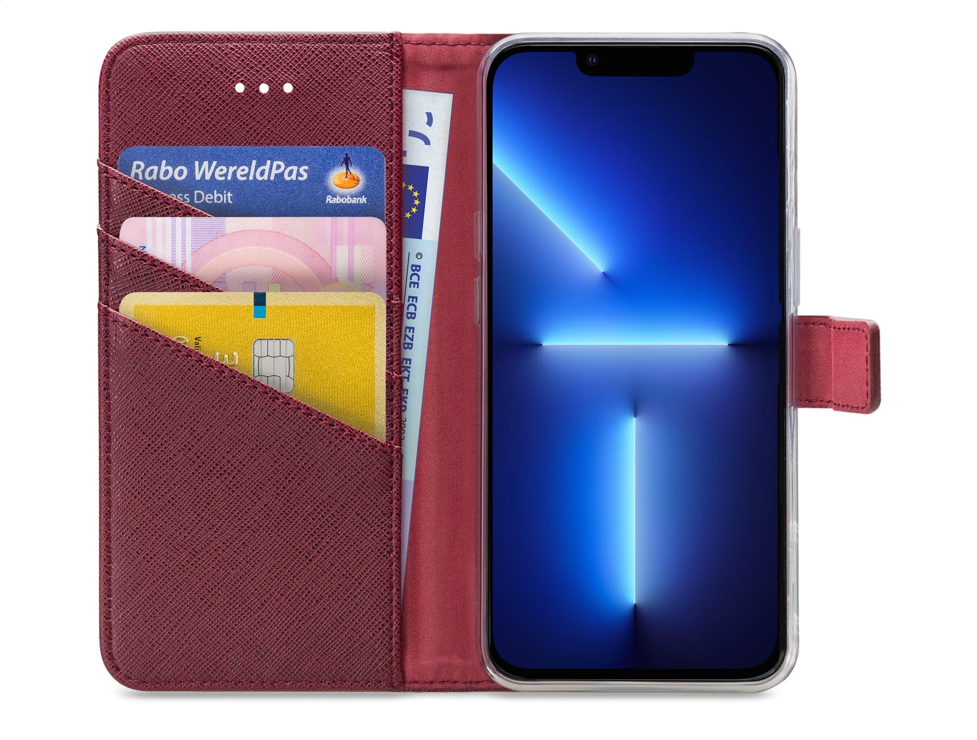 My Style Flex Wallet For Apple Iphone 13 Pro Bordeaux