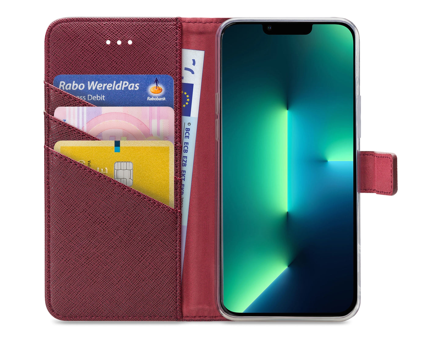 My Style Flex Wallet For Apple Iphone 13 Pro Max Bordeaux
