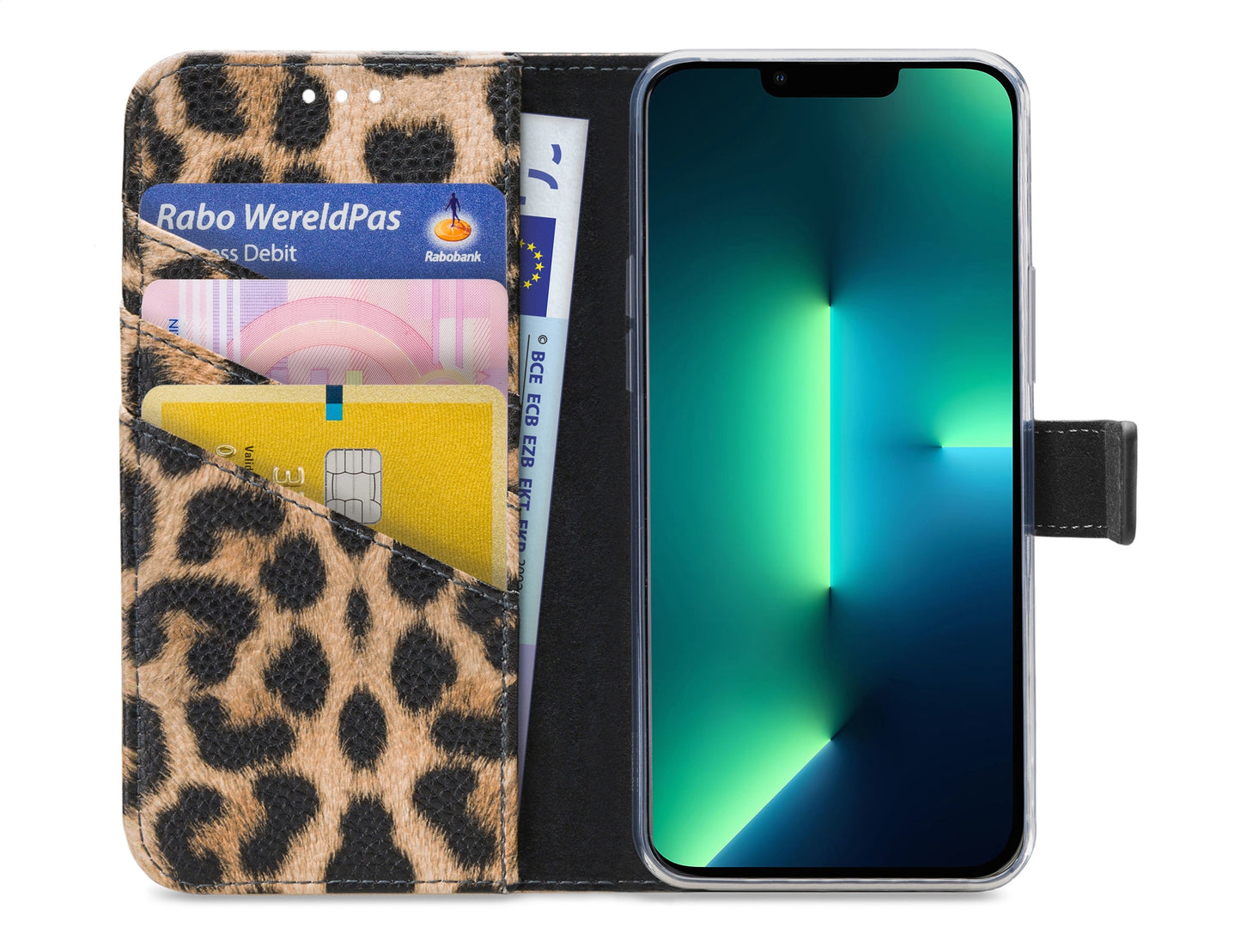 My Style Flex Wallet For Apple Iphone 13 Pro Max Leopard