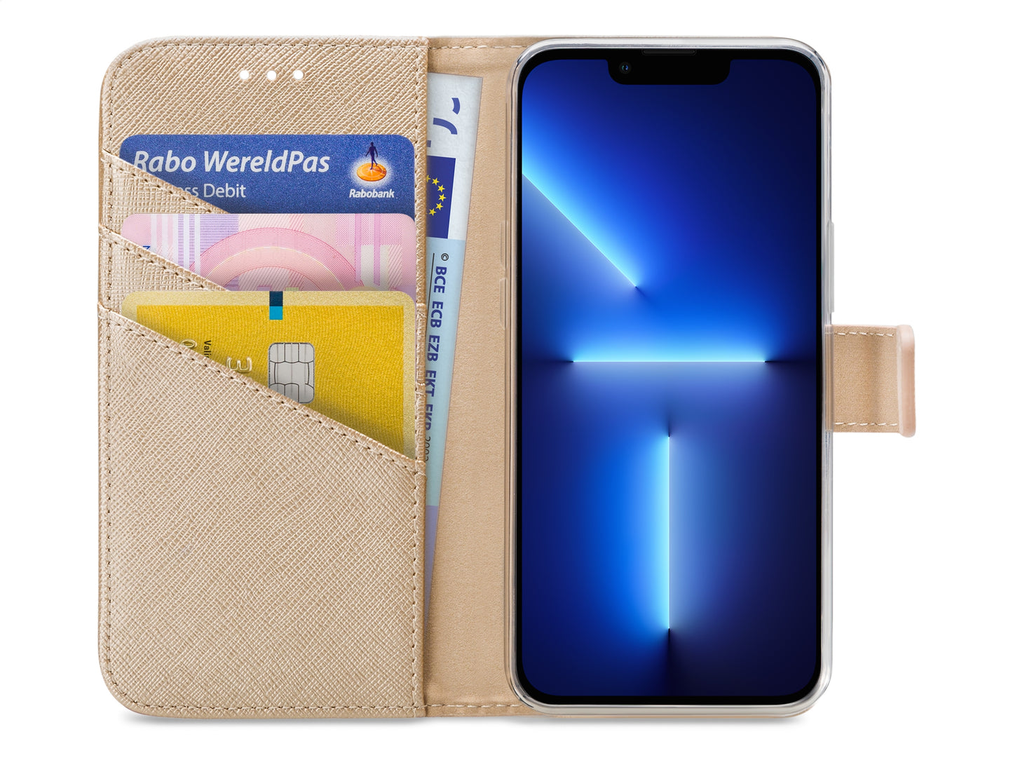 My Style Flex Wallet For Apple Iphone 13 Pro Gold