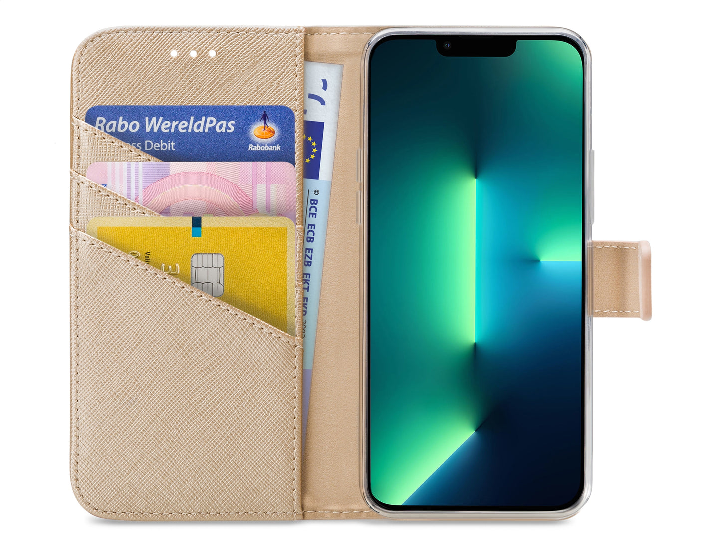 My Style Flex Wallet For Apple Iphone 13 Pro Max Gold