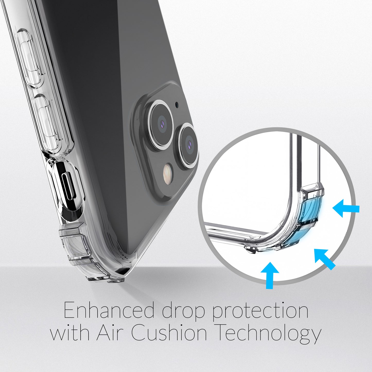 My Style Protective Flex Case For Apple Iphone 13 Pro Clear