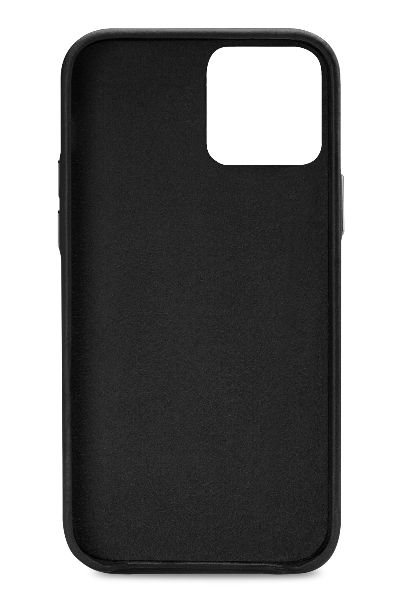 Senza Pure Leather Cover With Card Slot Apple Iphone 13 Pro Max Deep Black