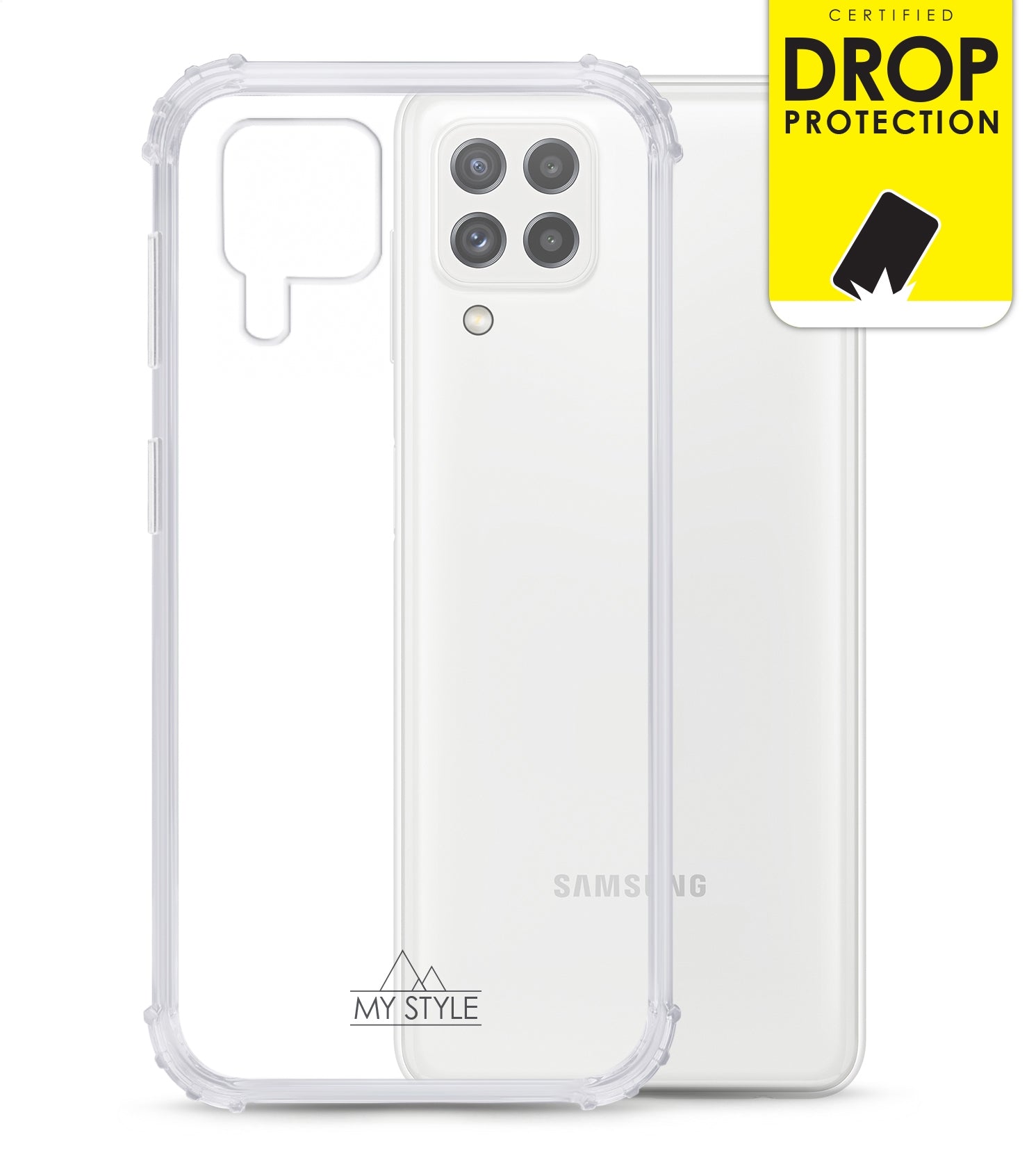 My Style Protective Flex Case For Samsung Galaxy A22 4G Clear
