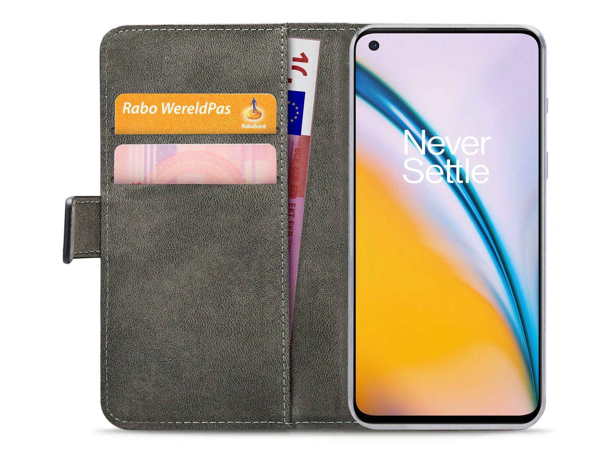 Mobilize Classic Gelly Wallet Book Case Oneplus Nord 2 5G Black
