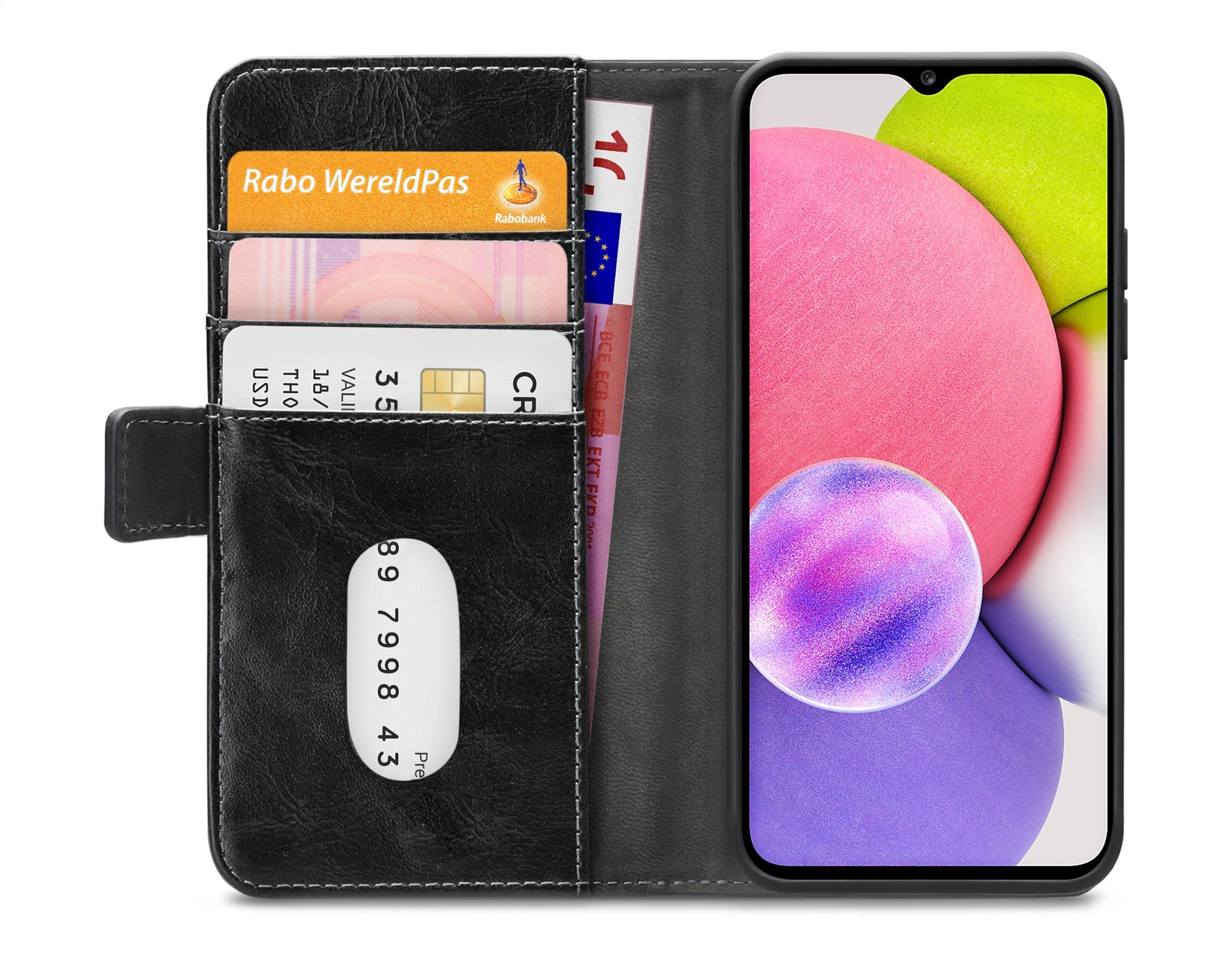 Mobilize Elite Gelly Wallet Book Case Samsung Galaxy A03S Black