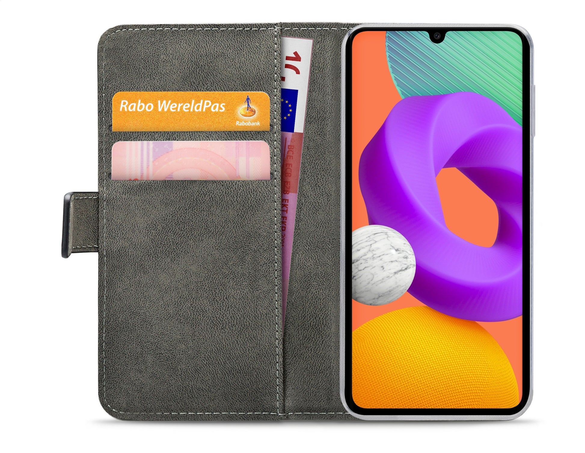 Mobilize Classic Gelly Wallet Book Case Samsung Galaxy M22/M32 Black