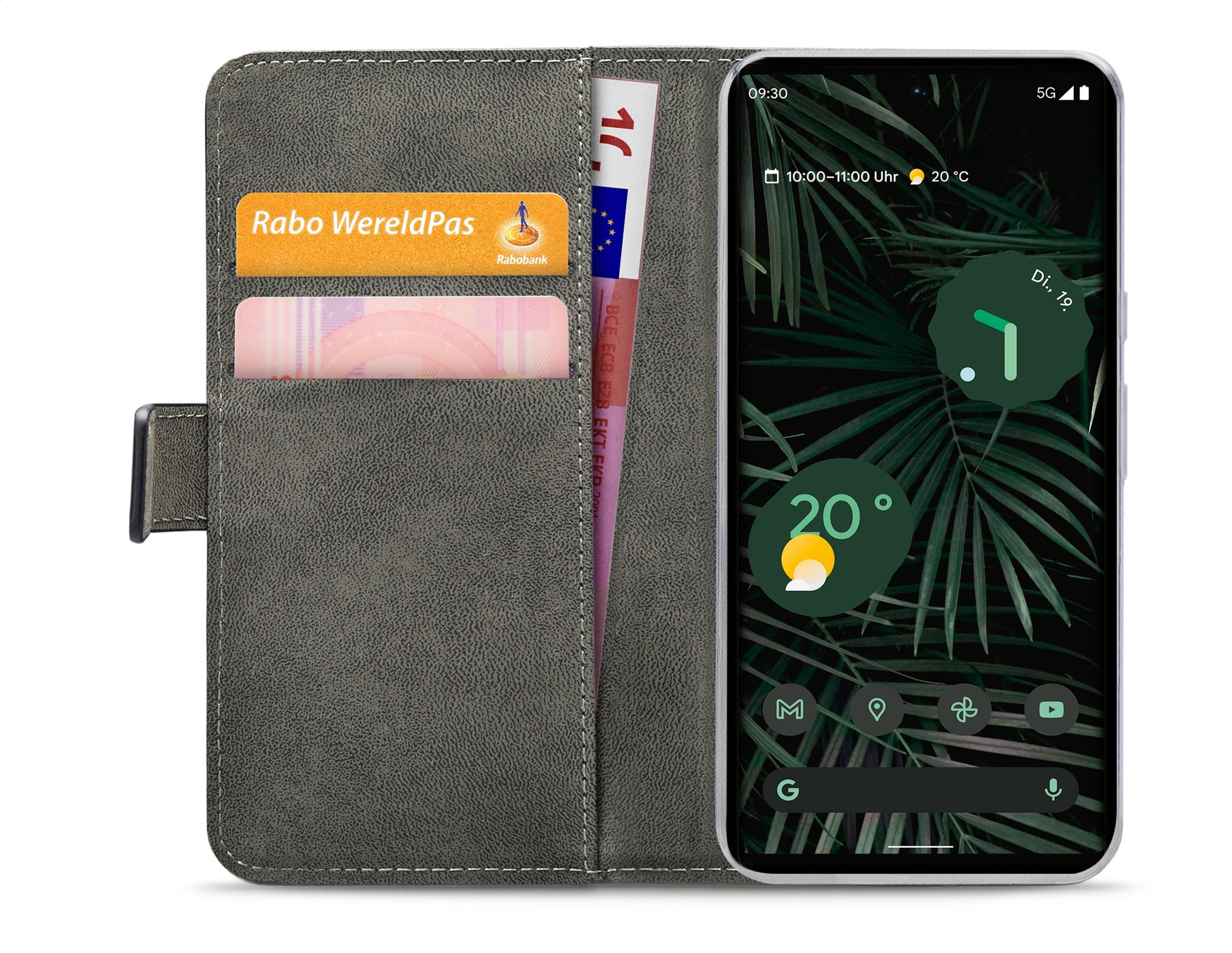 Mobilize Classic Gelly Wallet Book Case Google Pixel 6 Pro Black