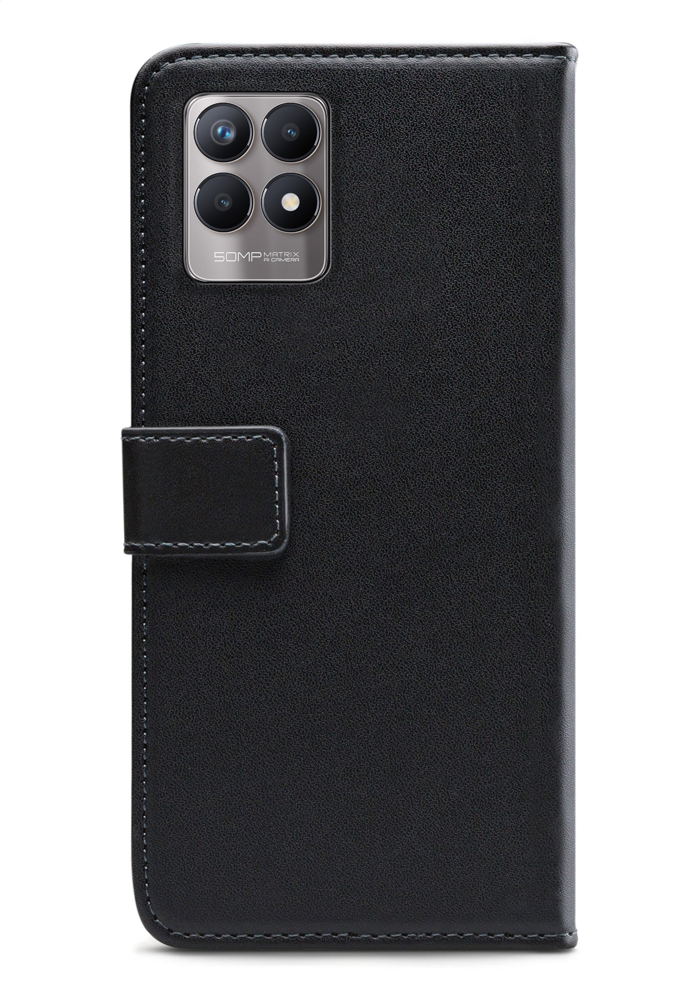 Mobilize Classic Gelly Wallet Book Case Realme 8I/Narzo 50 Black