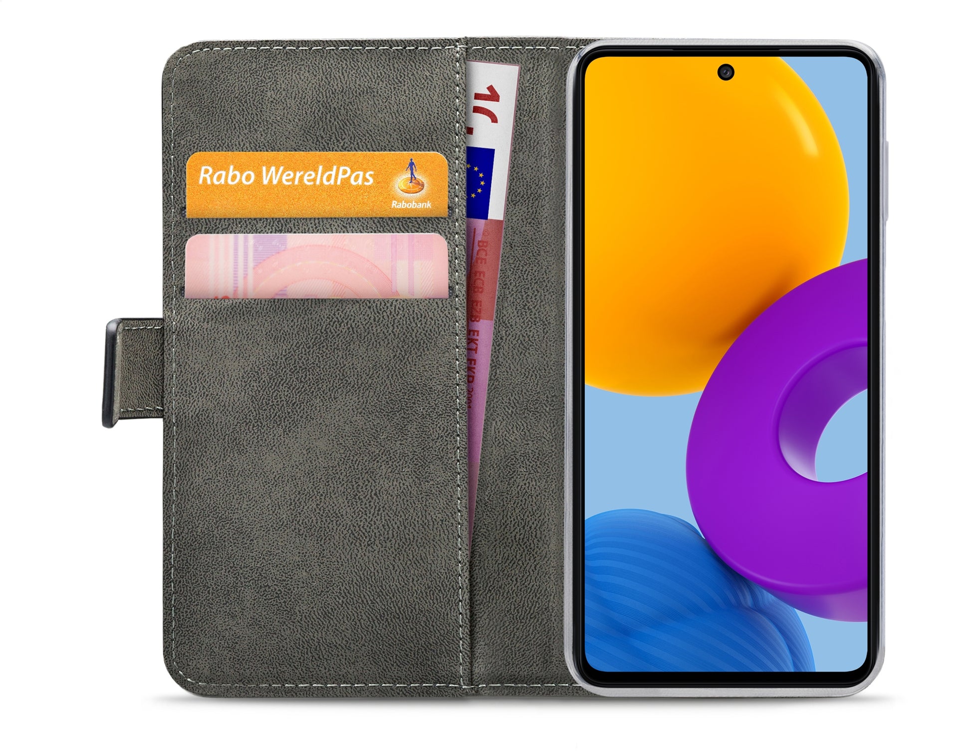 Mobilize Classic Gelly Wallet Book Case Samsung Galaxy M52 5G Black