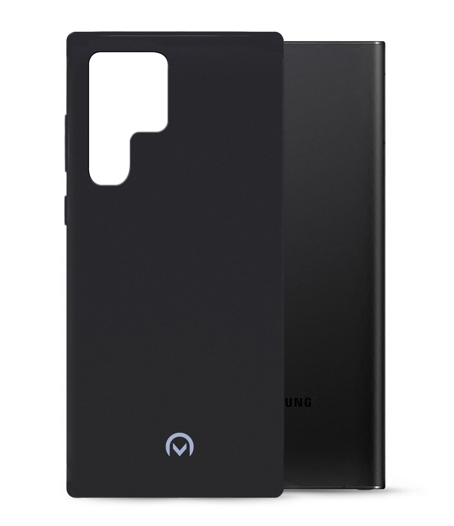 Mobilize Rubber Gelly Case Samsung Galaxy S22 Ultra 5G Matt Black