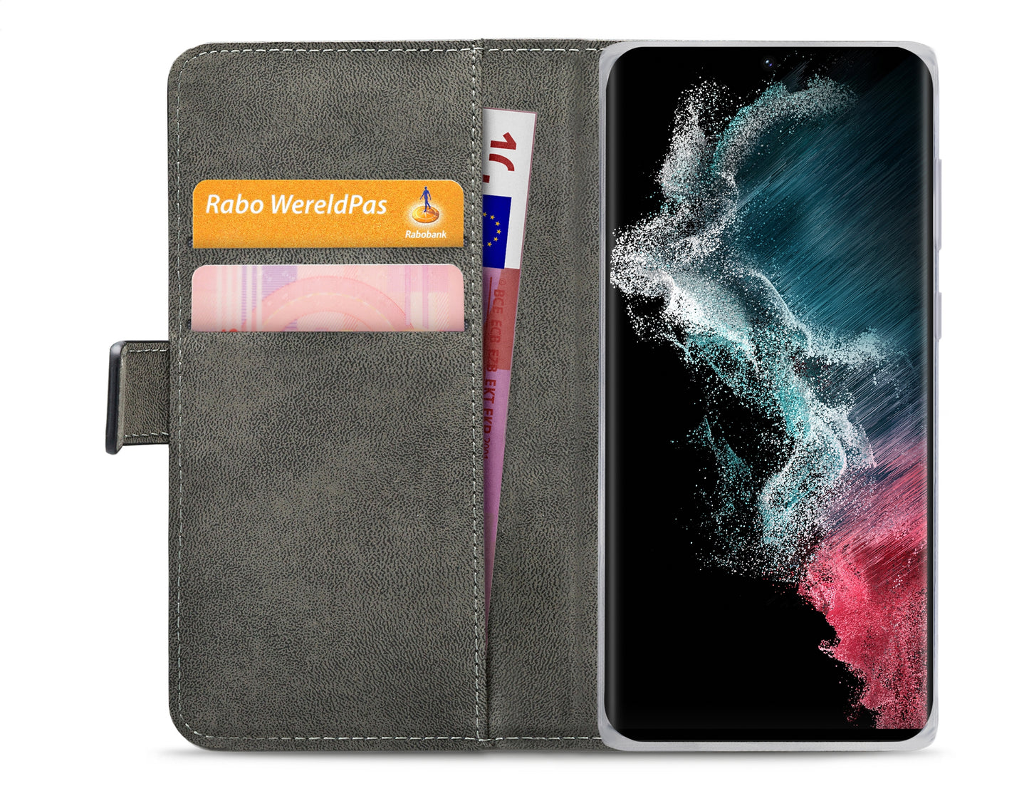 Mobilize Classic Gelly Wallet Book Case Samsung Galaxy S22 Ultra 5G Black