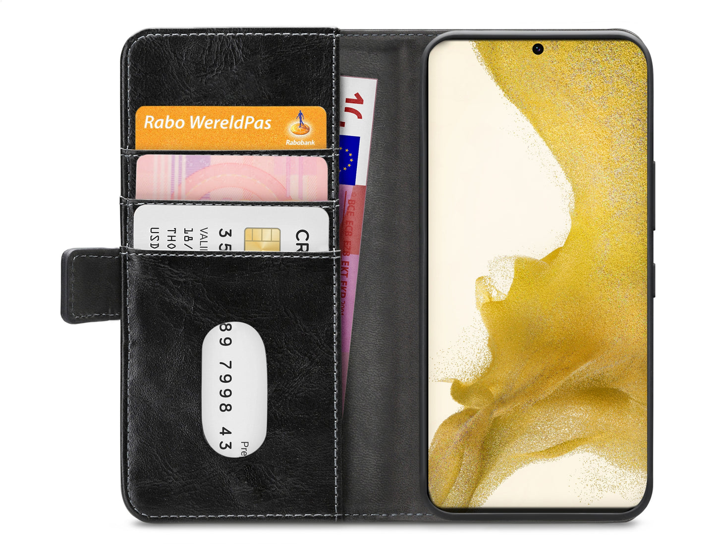 Mobilize Elite Gelly Wallet Book Case Samsung Galaxy S22+ 5G Black