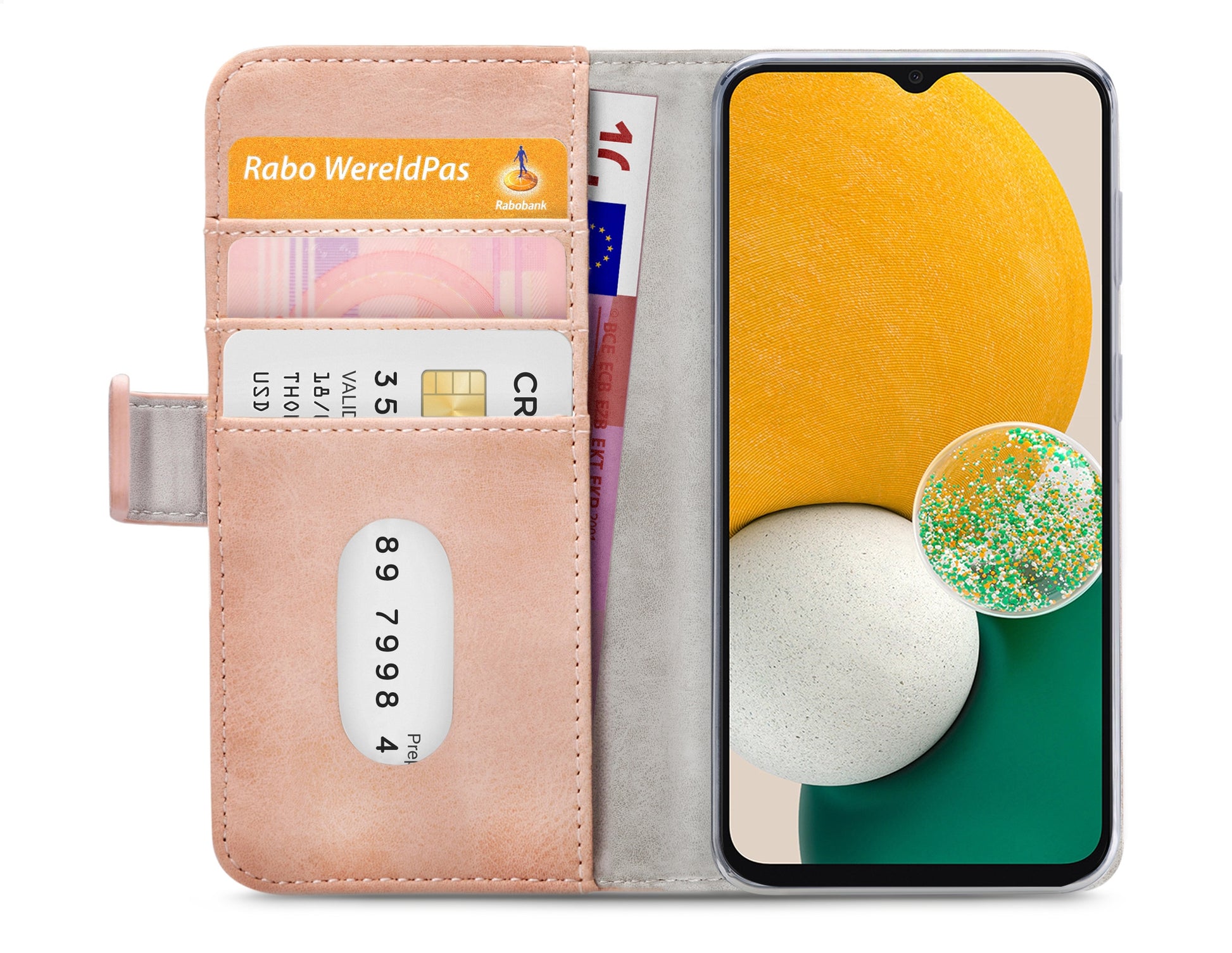 Mobilize Elite Gelly Wallet Book Case Samsung Galaxy A04S/A13 5G Soft Pink