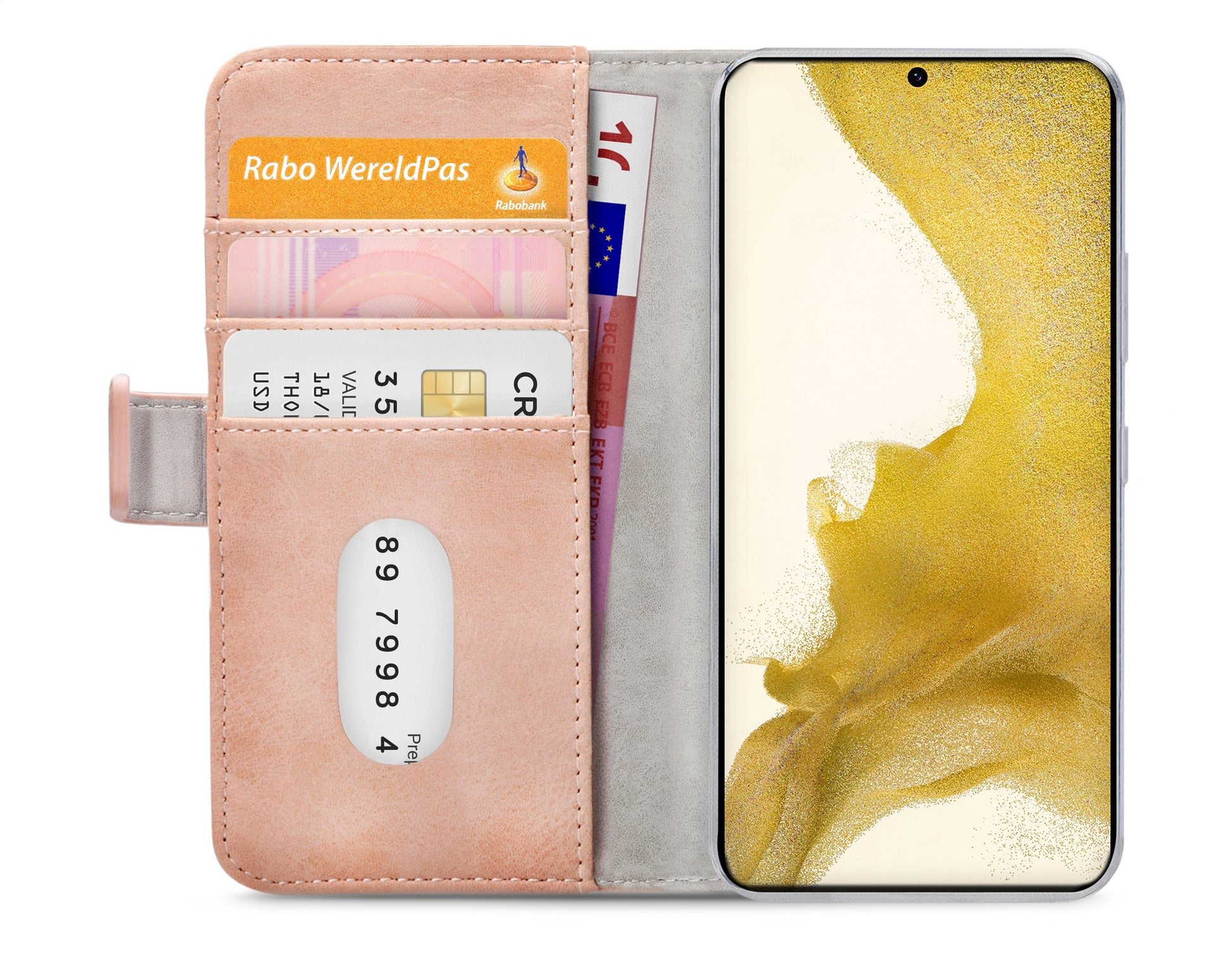 Mobilize Elite Gelly Wallet Book Case Samsung Galaxy S22 5G Soft Pink