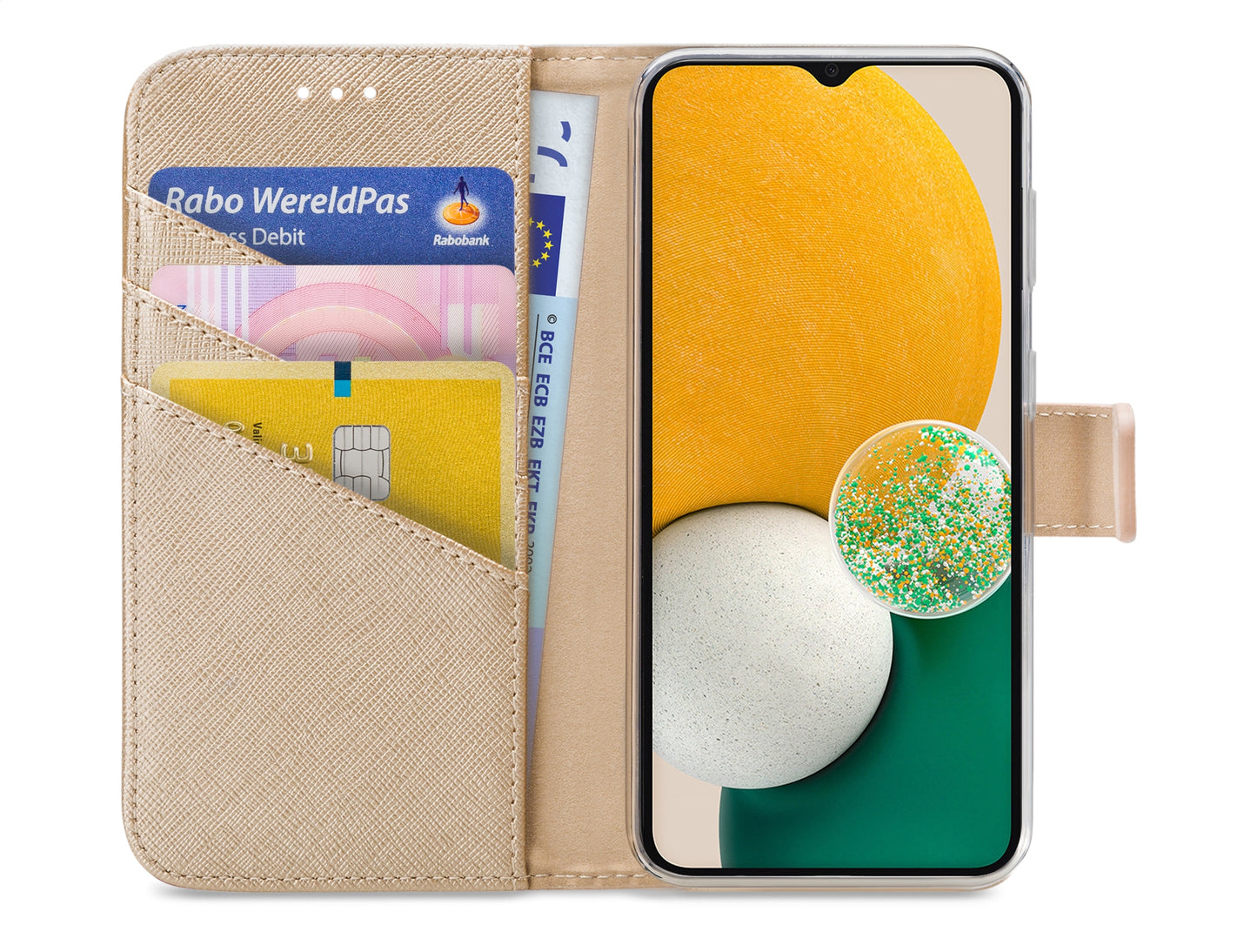 My Style Flex Wallet For Samsung Galaxy A04S/A13 5G Gold