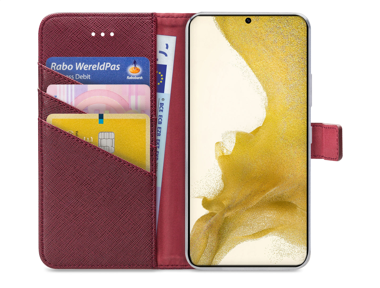 My Style Flex Wallet For Samsung Galaxy S22 5G Bordeaux