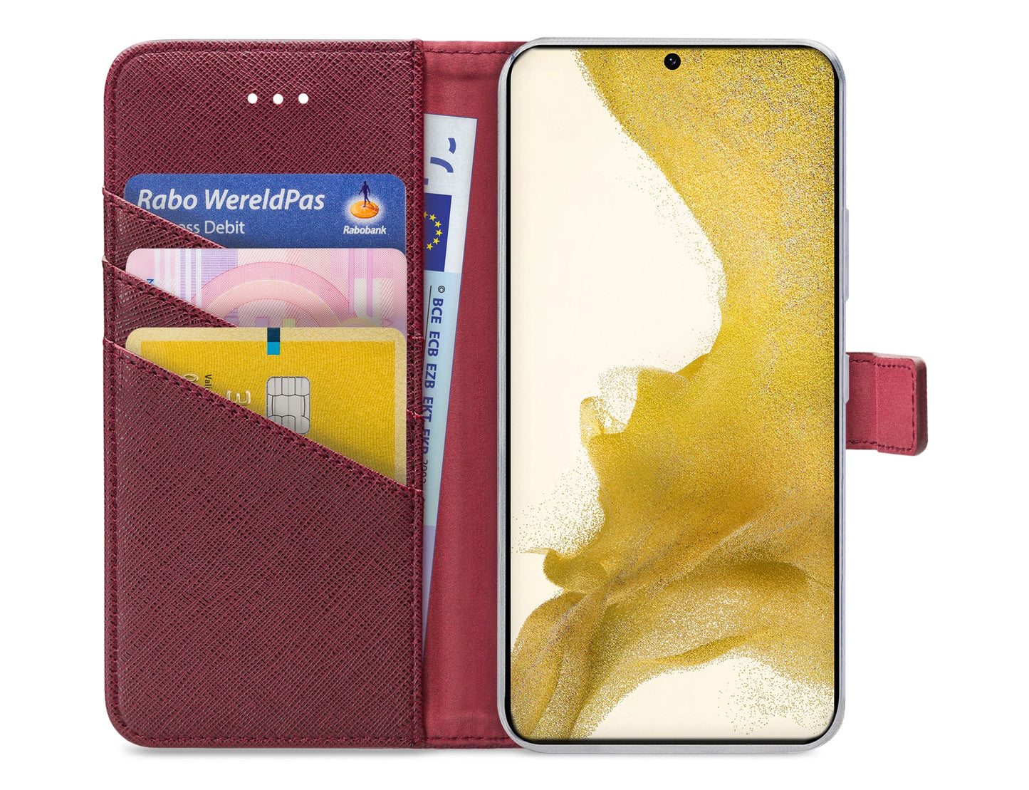 My Style Flex Wallet For Samsung Galaxy S22+ 5G Bordeaux