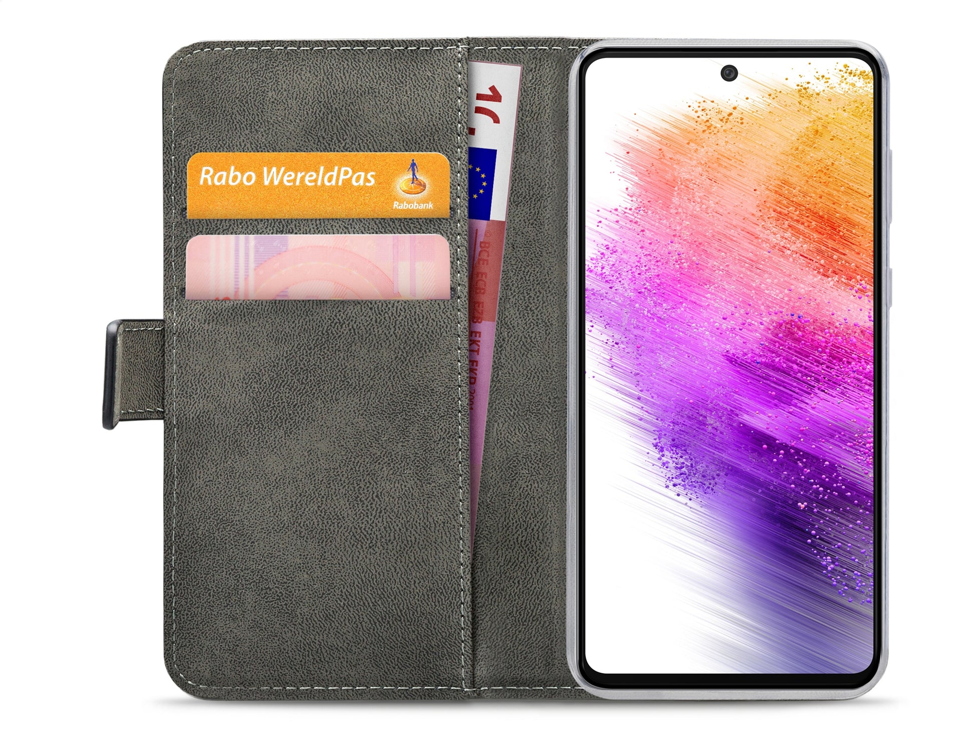 Mobilize Classic Gelly Wallet Book Case Samsung Galaxy A73 5G Black