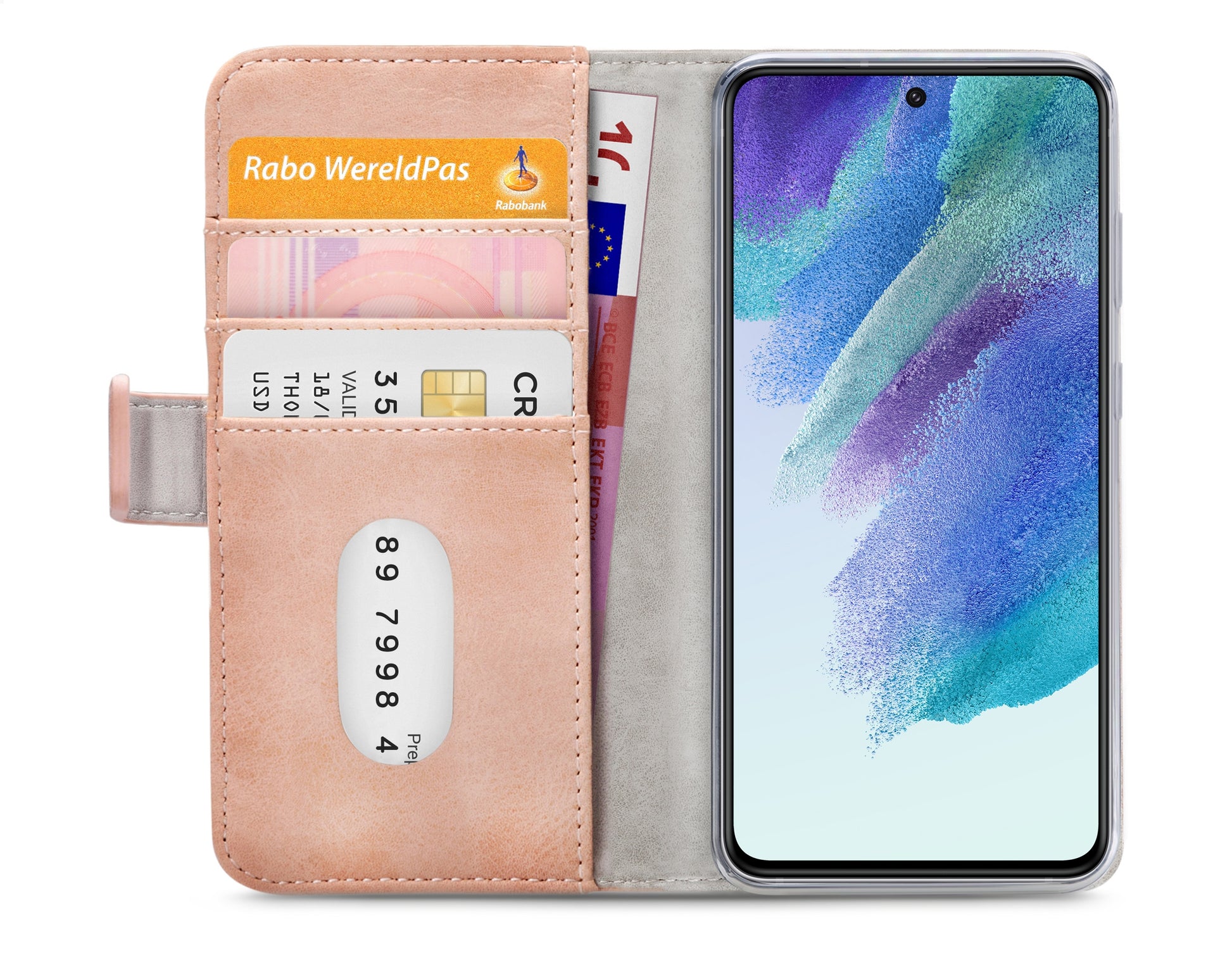 Mobilize Elite Gelly Wallet Book Case Samsung Galaxy S21 Fe 5G Soft Pink