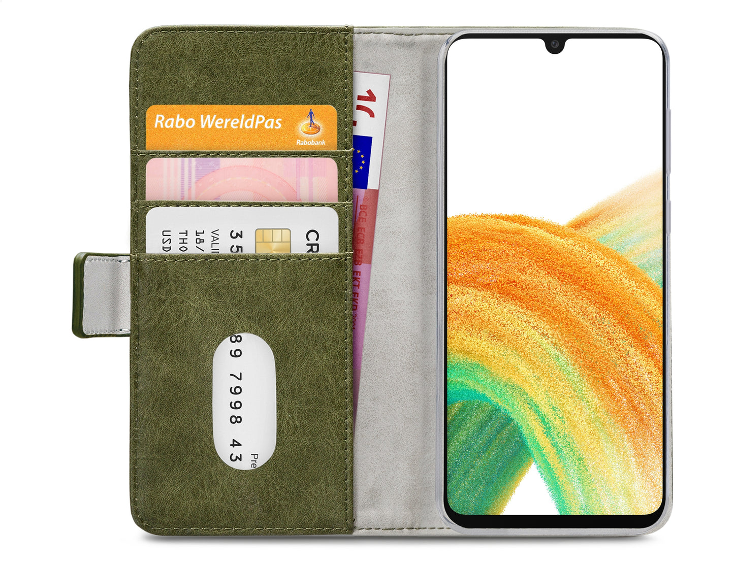 Mobilize Elite Gelly Wallet Book Case Samsung Galaxy A33 5G Green