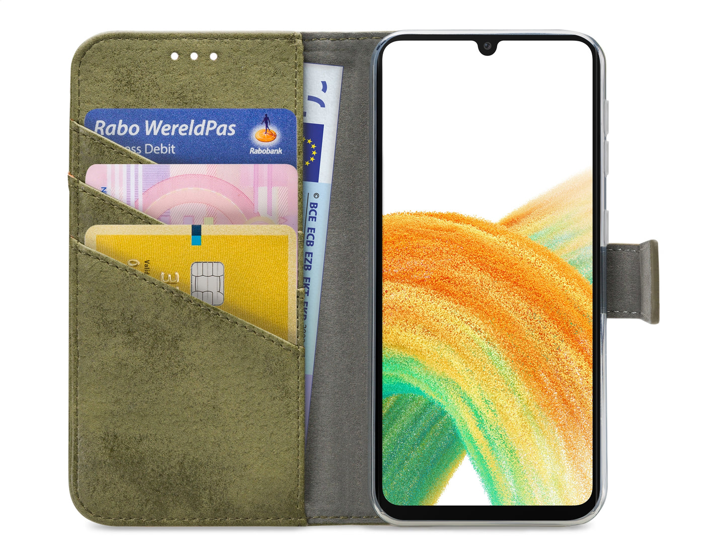 My Style Flex Wallet For Samsung Galaxy A33 5G Olive