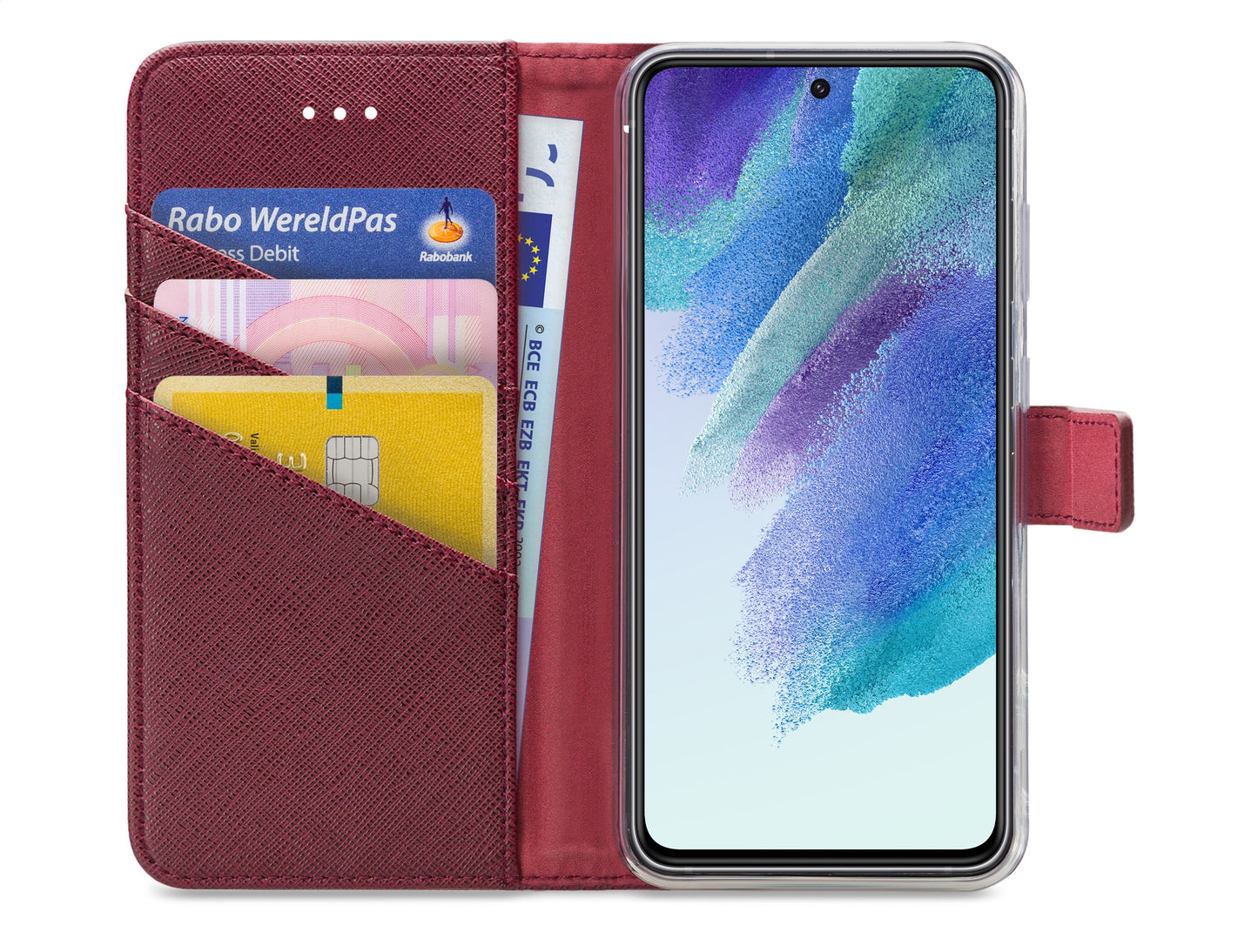 My Style Flex Wallet For Samsung Galaxy S21 Fe 5G Bordeaux